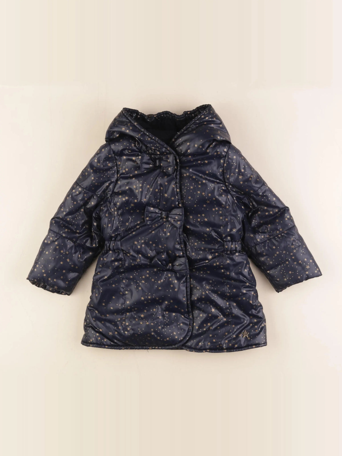 IKKS - doudoune bleu, or - 18 mois