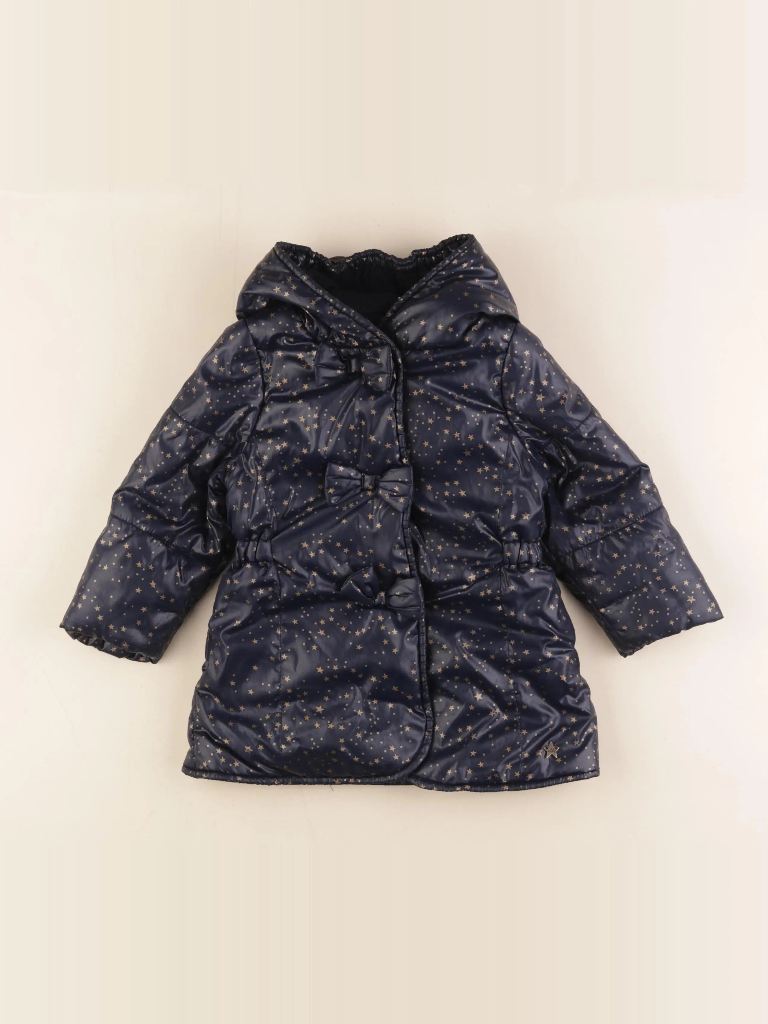 IKKS - doudoune bleu, or - 18 mois