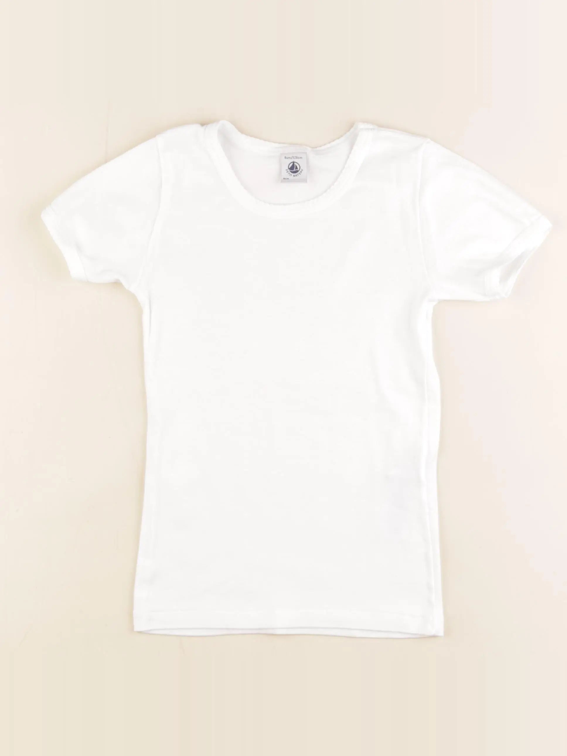 Petit Bateau - maillot de corps blanc - 8 ans