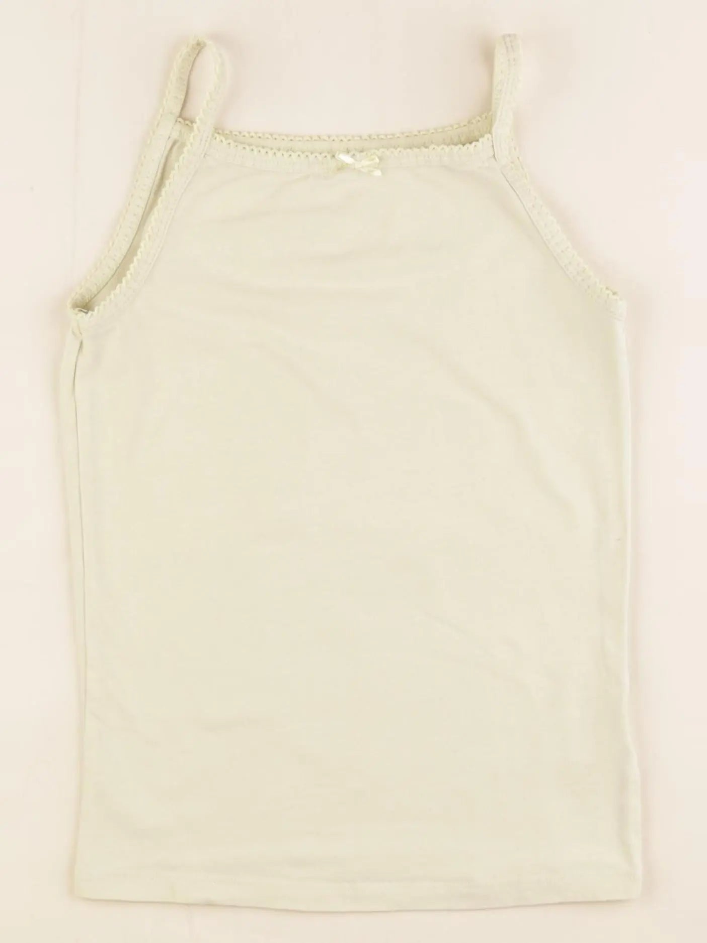 H&M - maillot de corps jaune - 6/8 ans