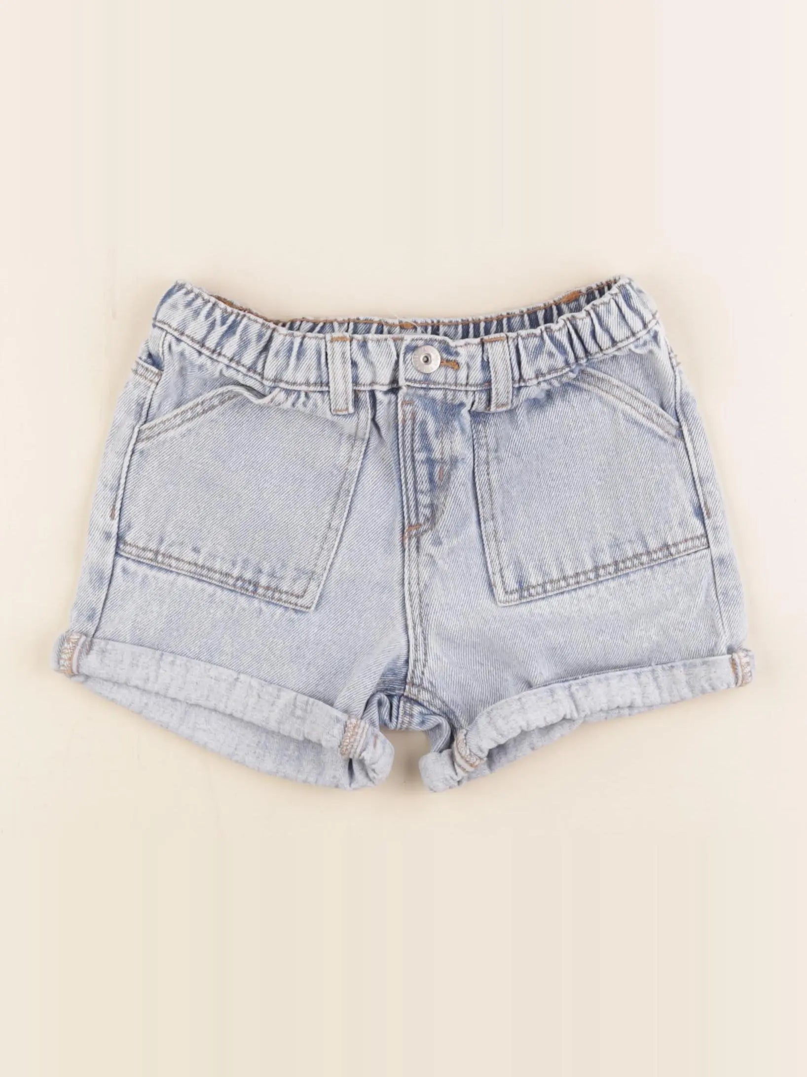 Vertbaudet - short bleu - 7 ans