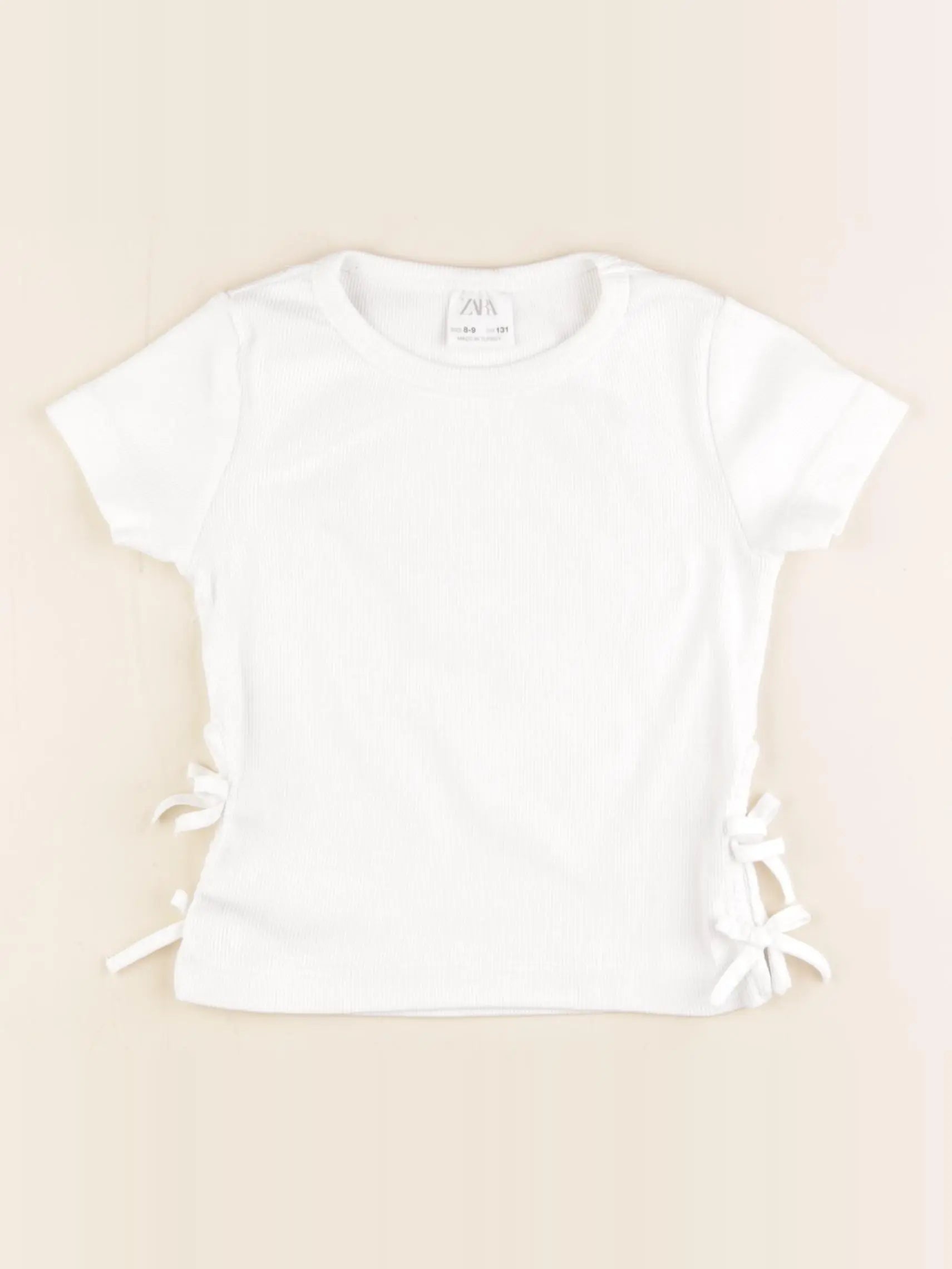 Zara - tee-shirt blanc - 8/9 ans