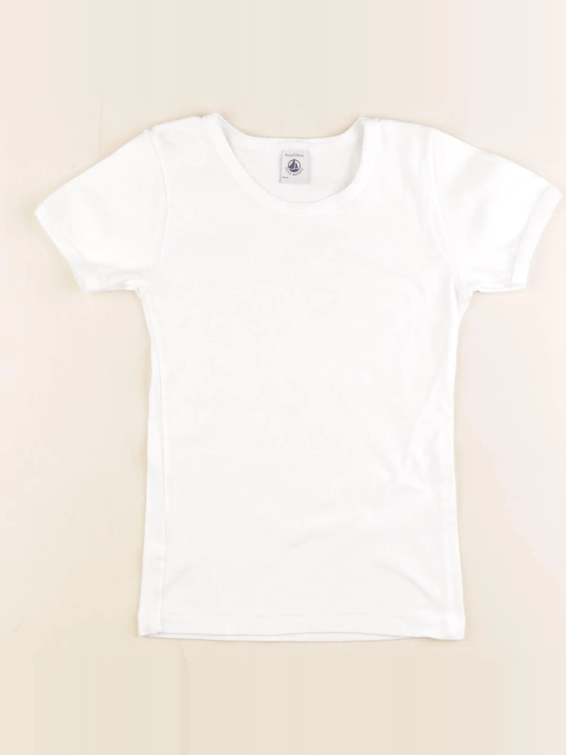 Petit Bateau - maillot de corps blanc - 8 ans