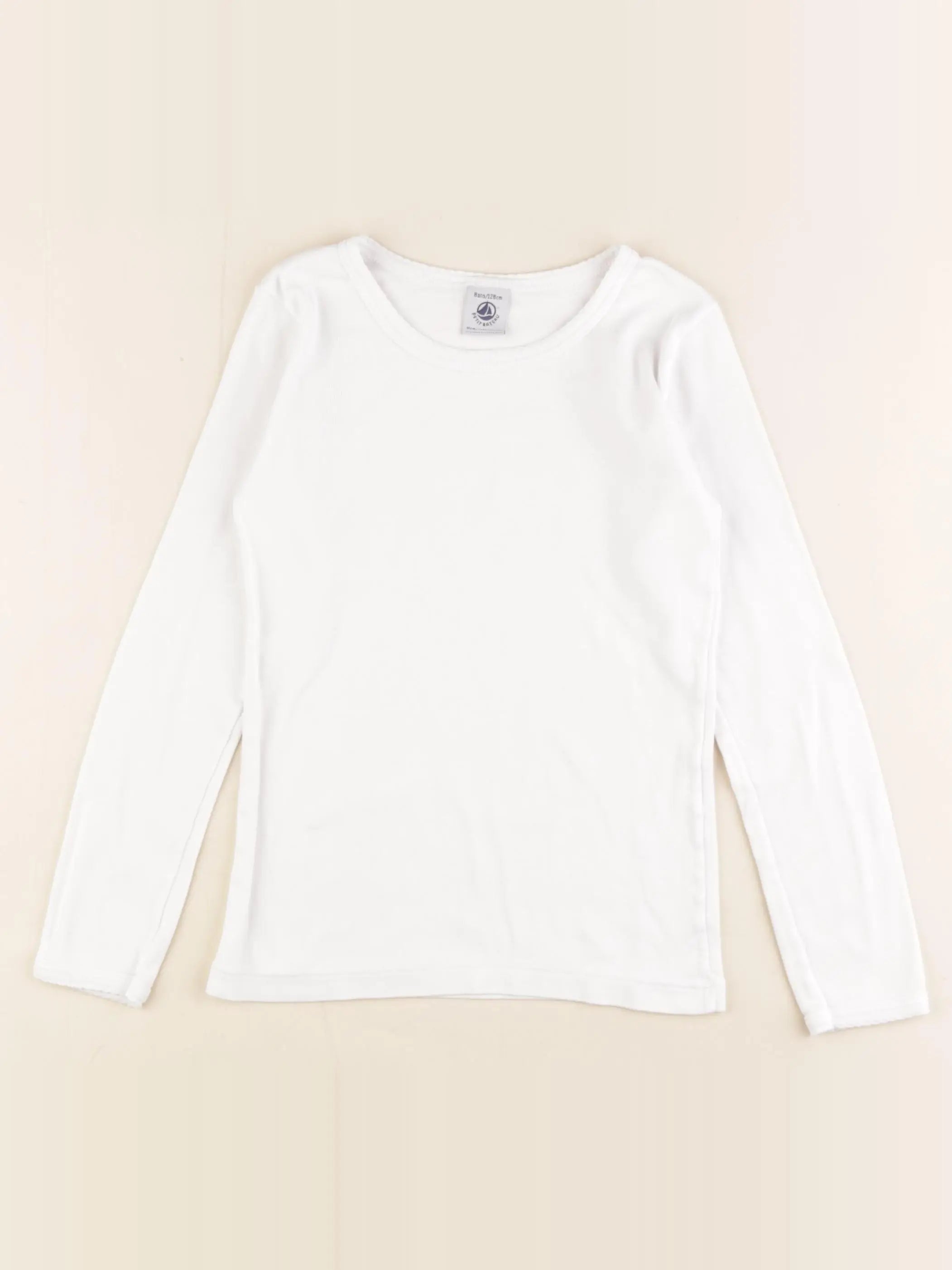Petit Bateau - maillot de corps blanc - 8 ans