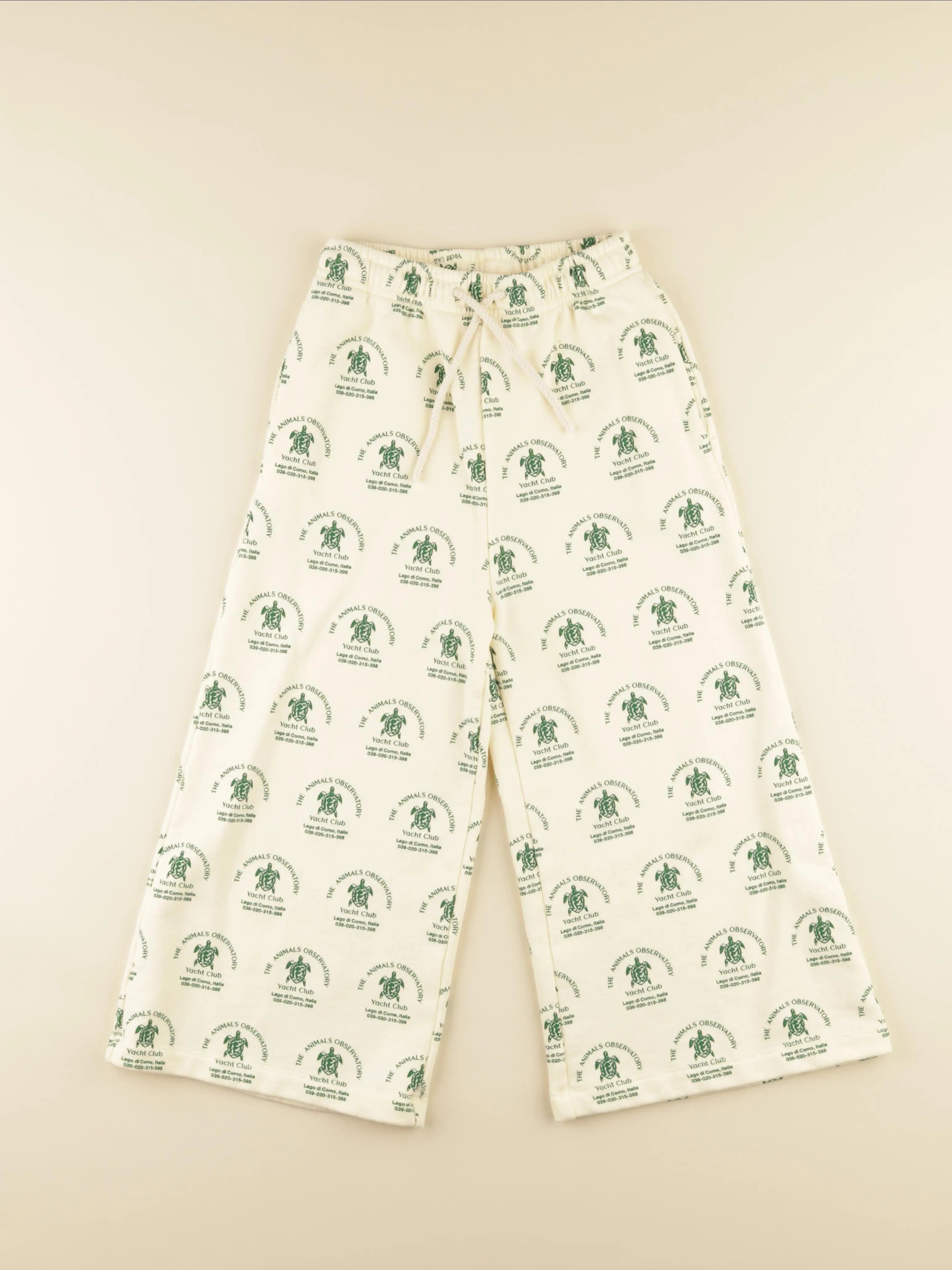 Jogging blanc, vert