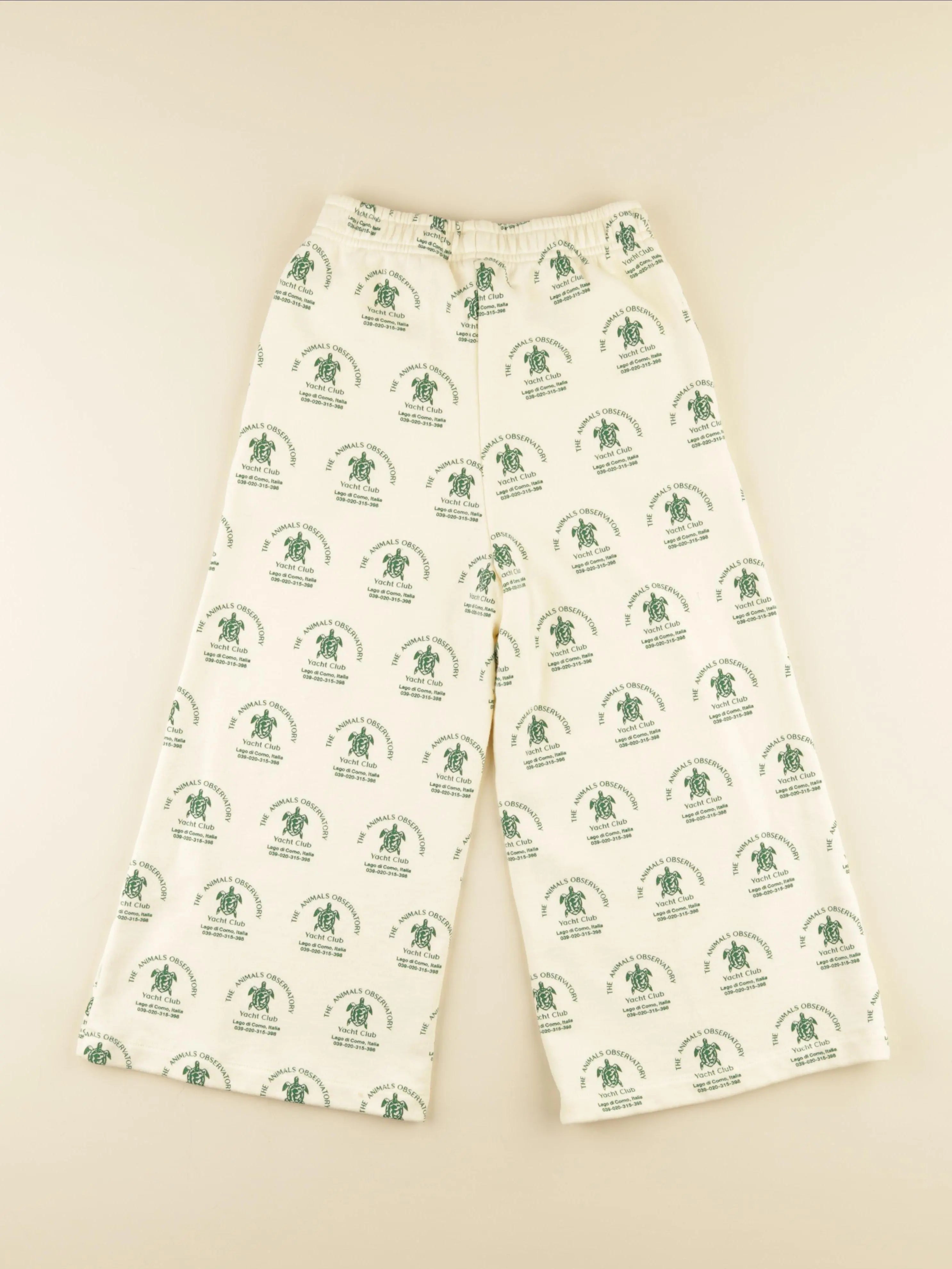 Jogging blanc, vert