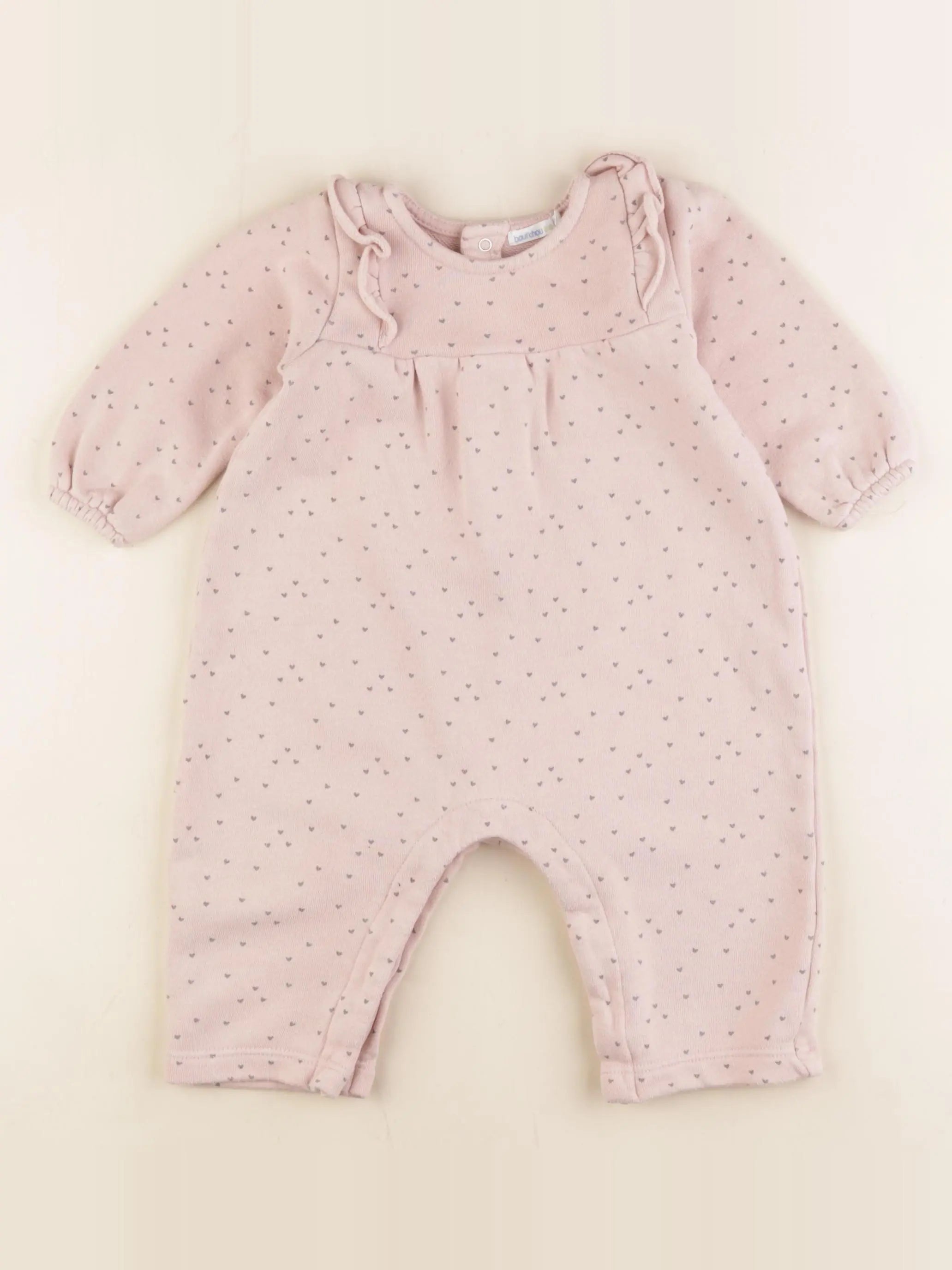 Boutchou - combinaison rose - 9 mois