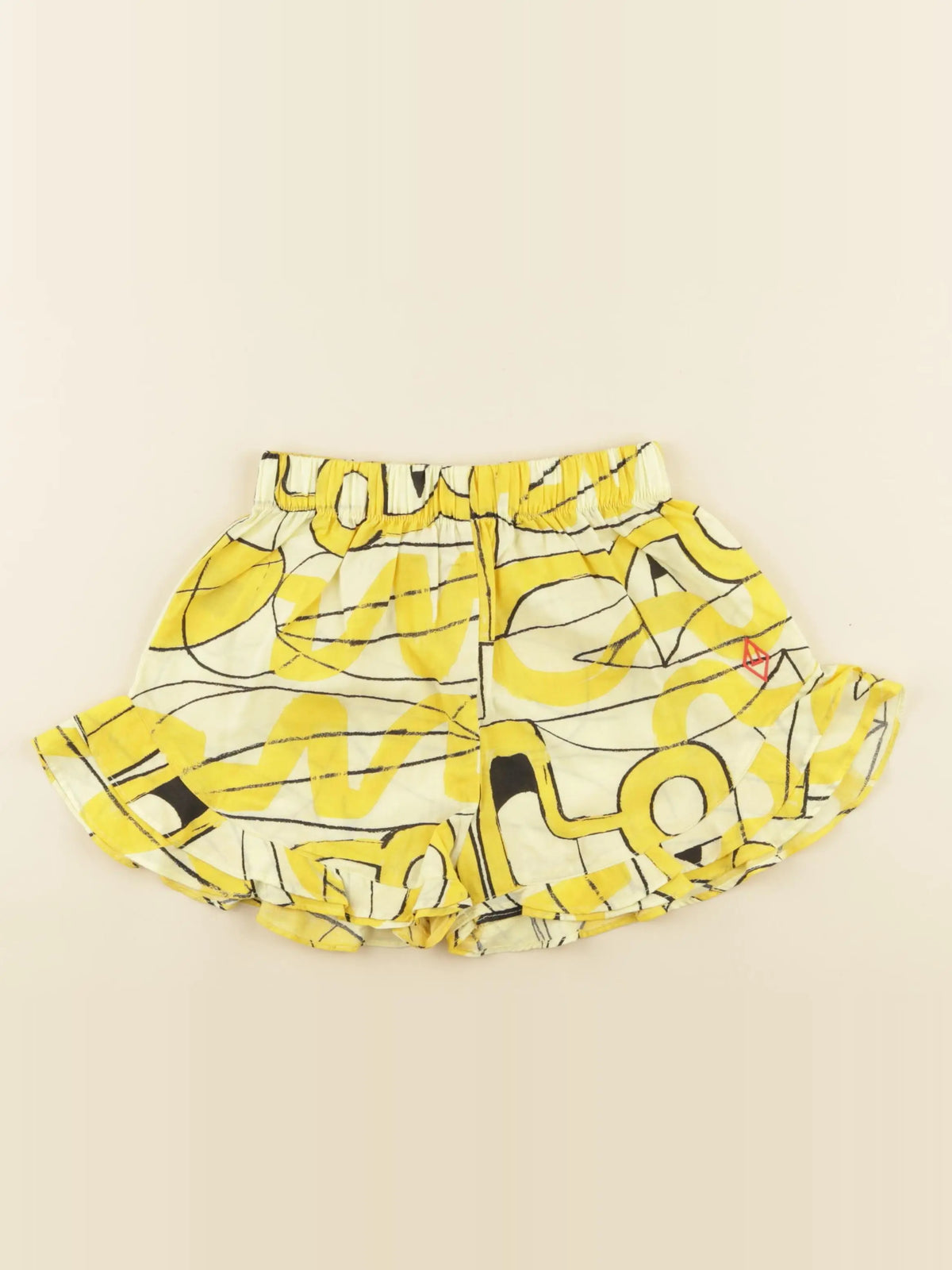 Short jaune