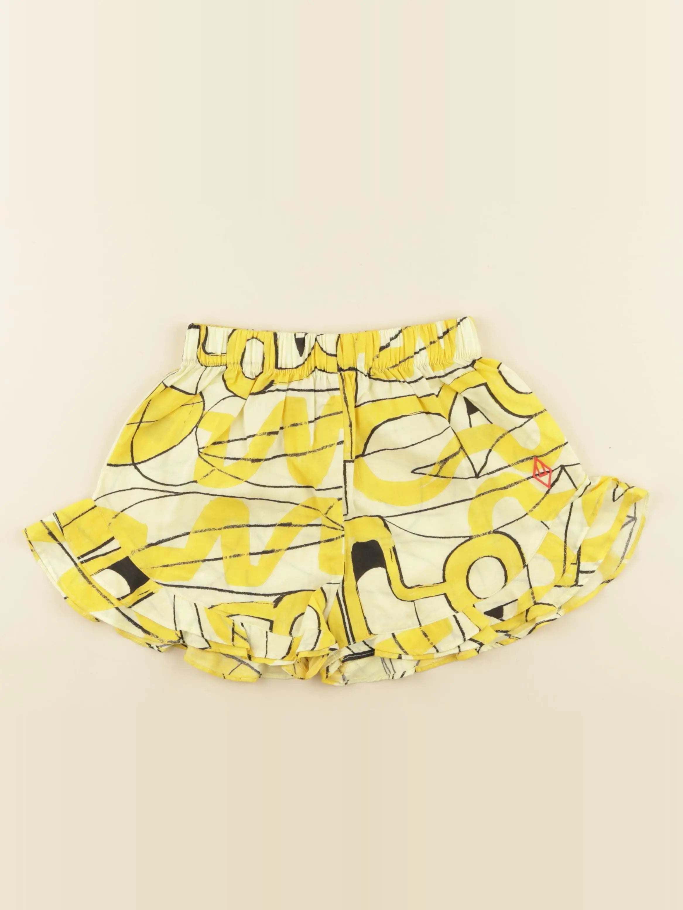 Short jaune