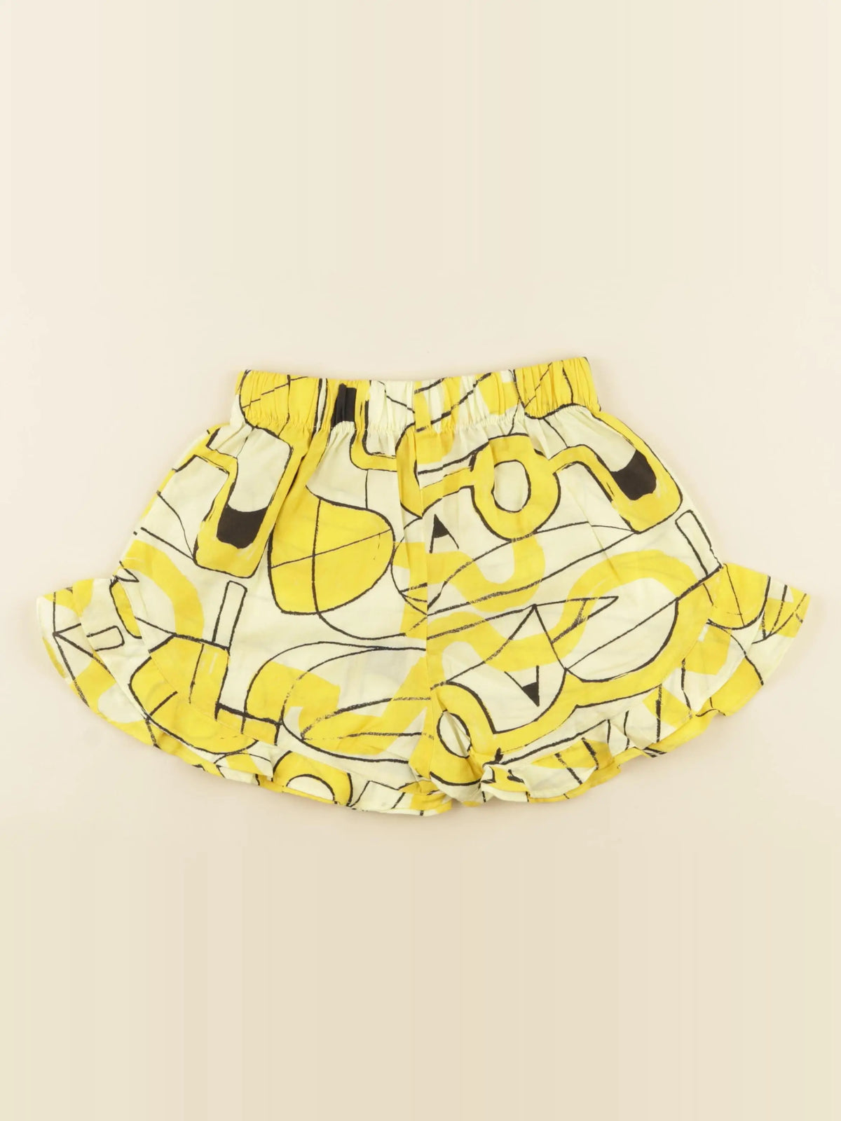Short jaune