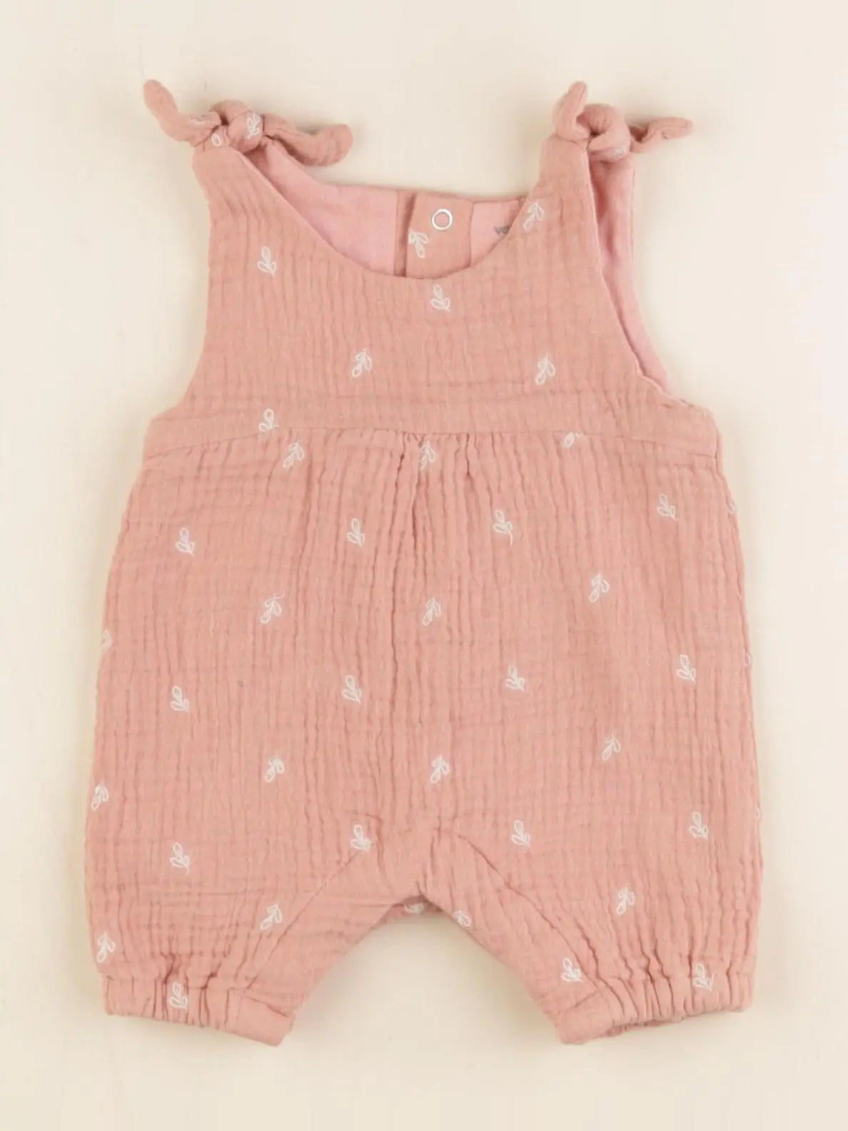 Vertbaudet - combinaison rose - 0 mois
