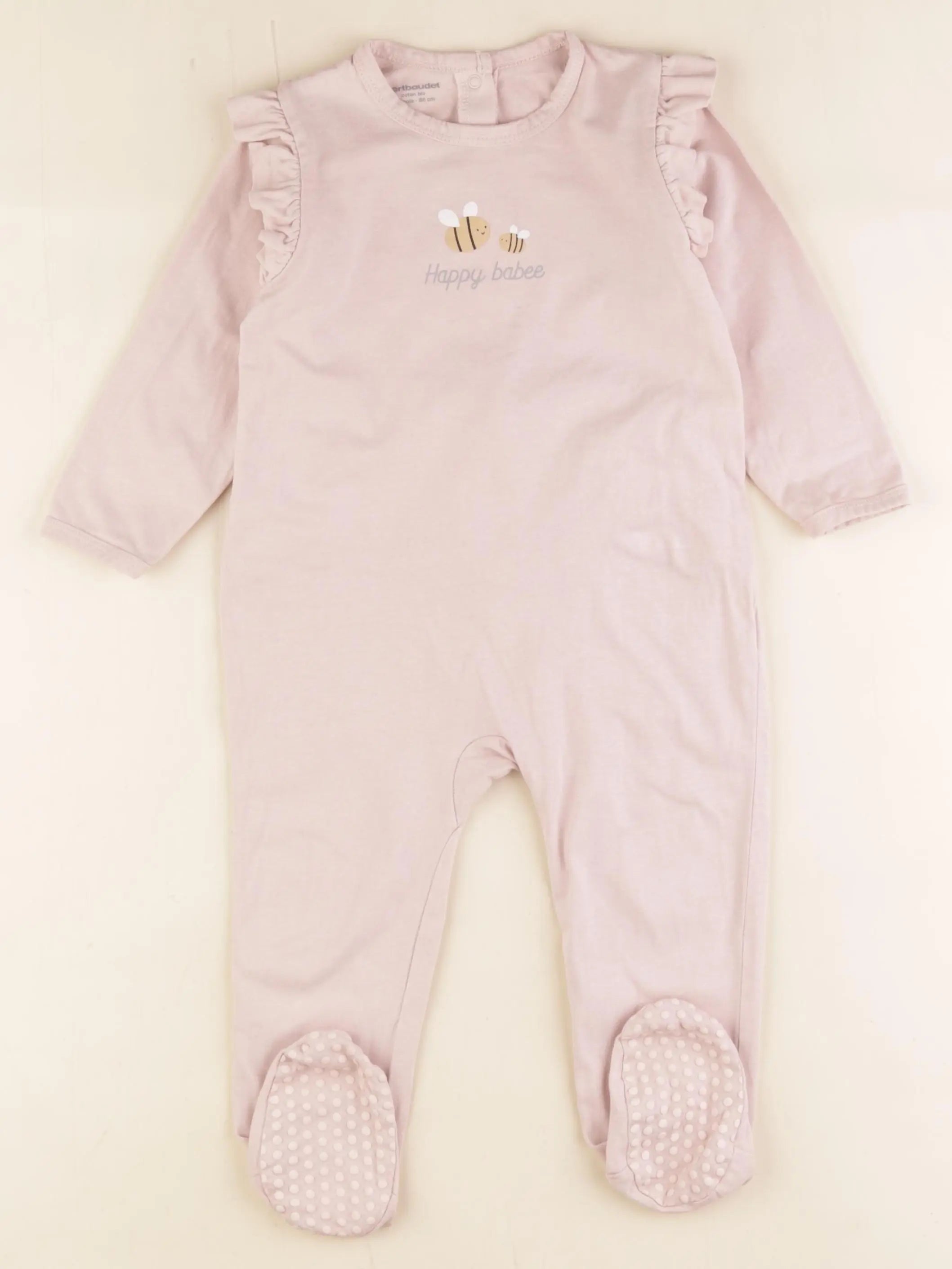 Vertbaudet - pyjama coton rose - 24 mois