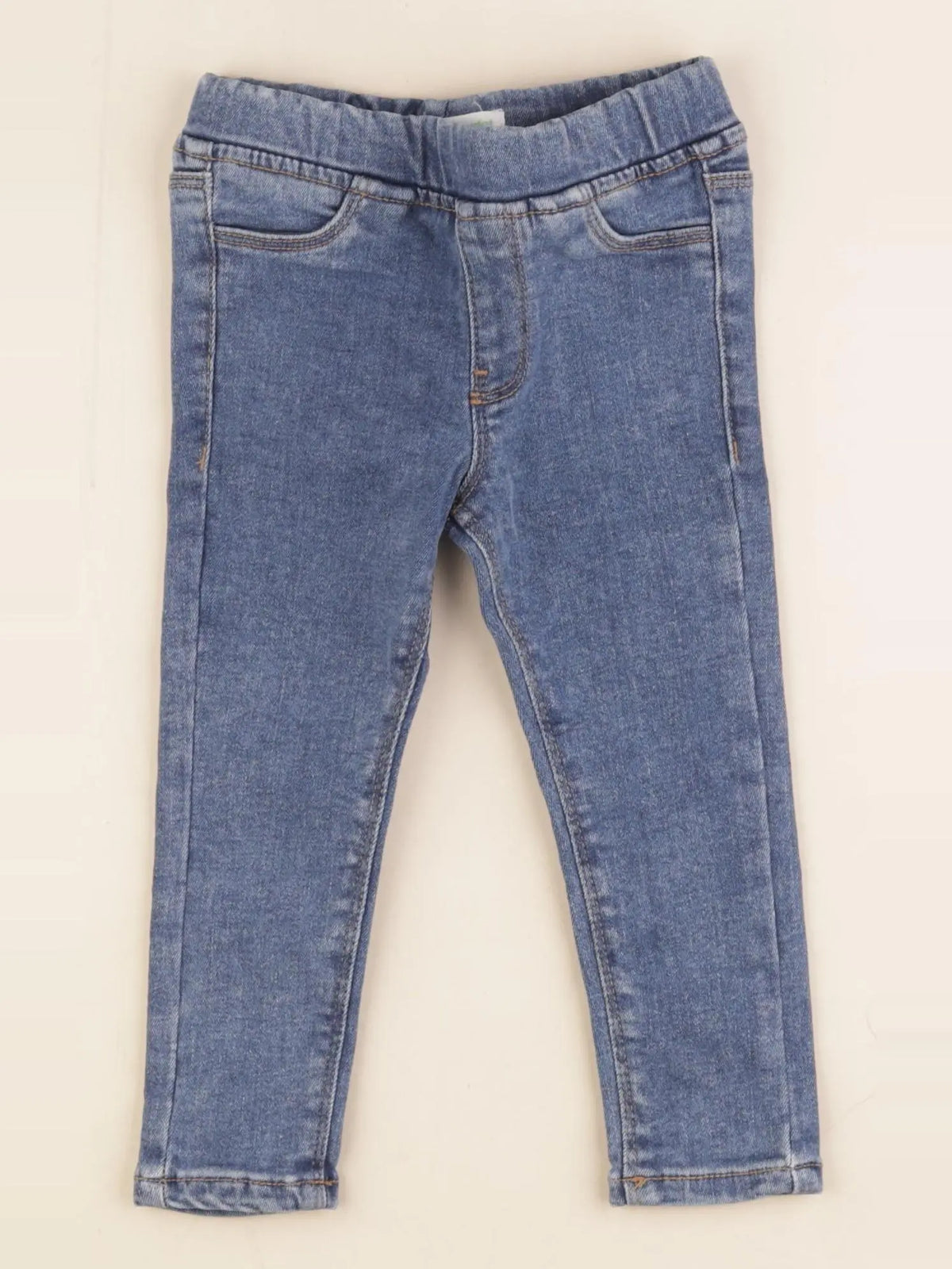 Vertbaudet - jegging bleu - 2 ans