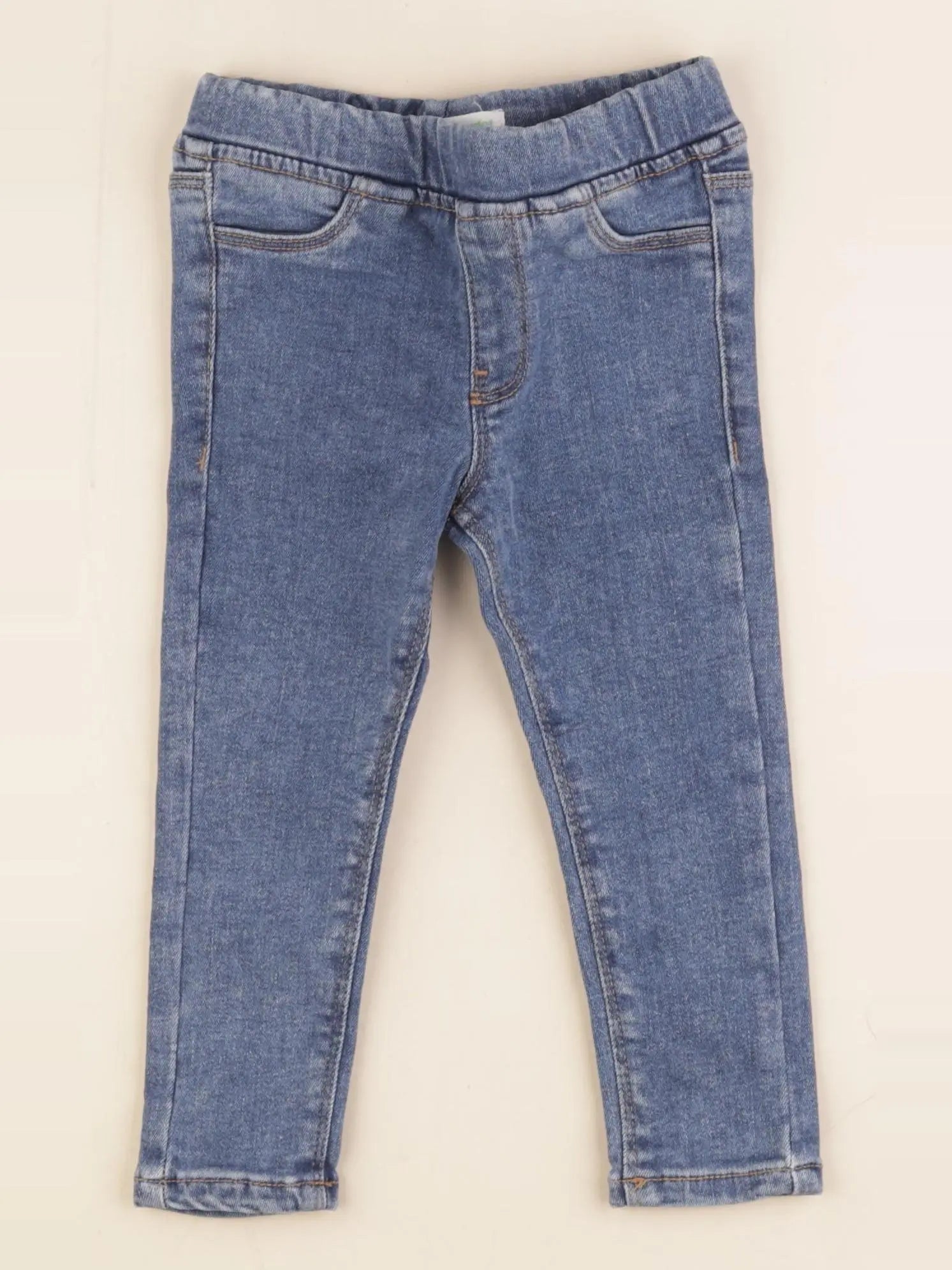 Vertbaudet - jegging bleu - 2 ans