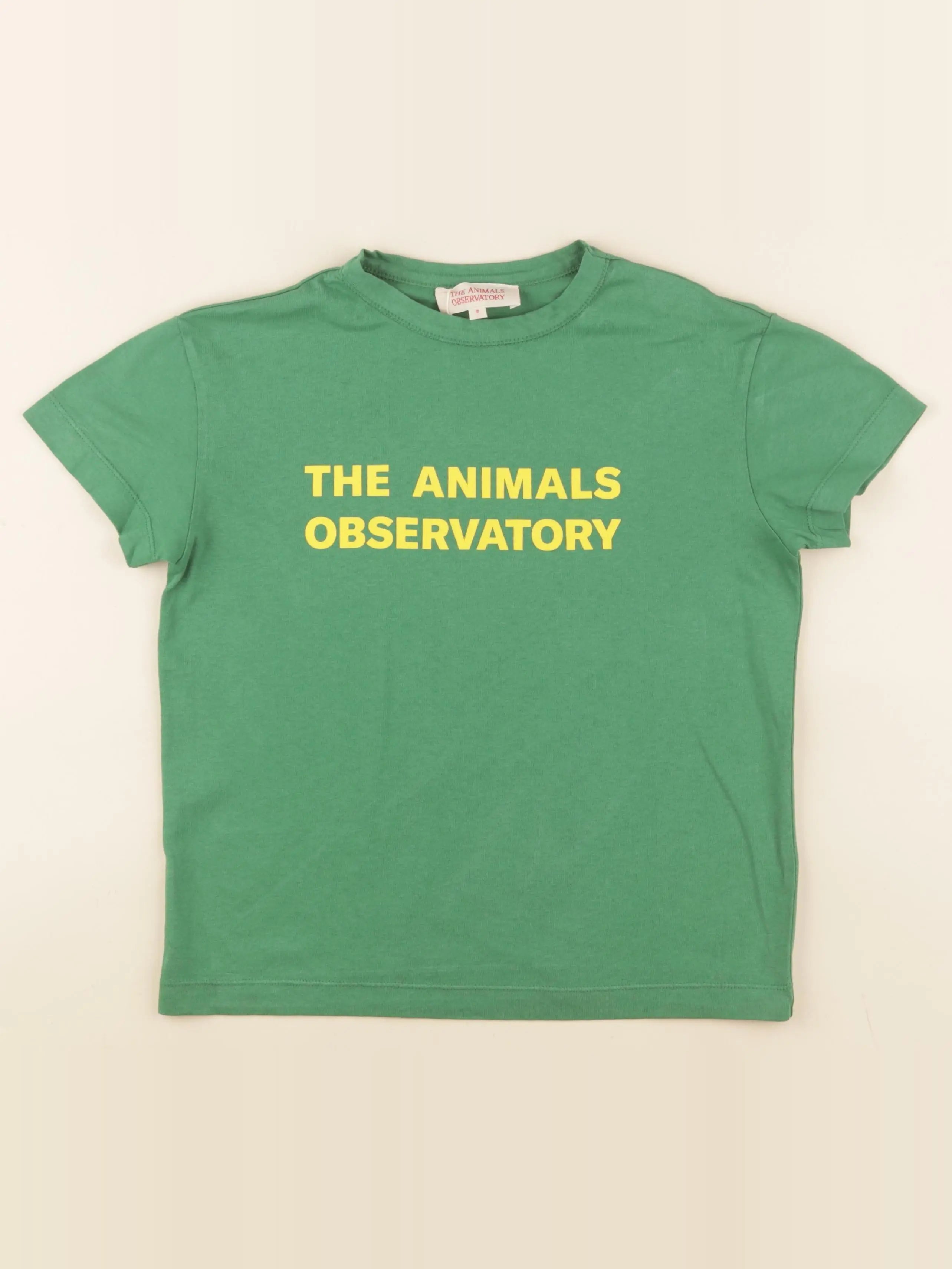 Tee-shirt imprimé au dos vert