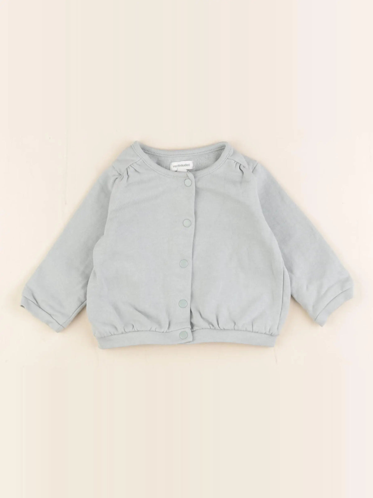 Vertbaudet - sweat bleu - 9 mois