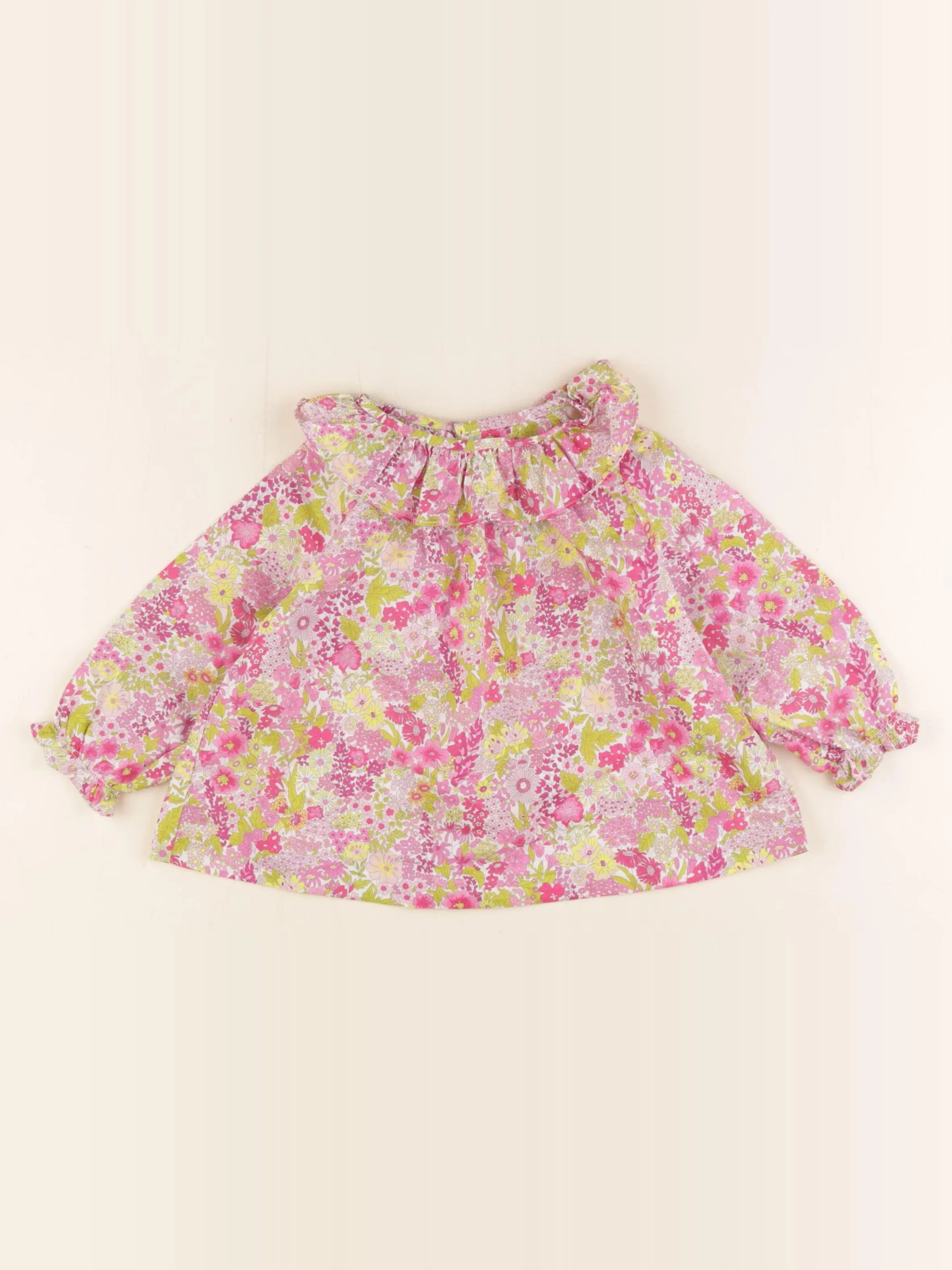 Jacadi - blouse liberty rose - 24 mois