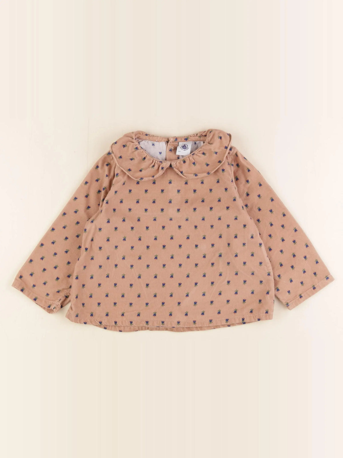 Petit Bateau - blouse multicolore - 24 mois