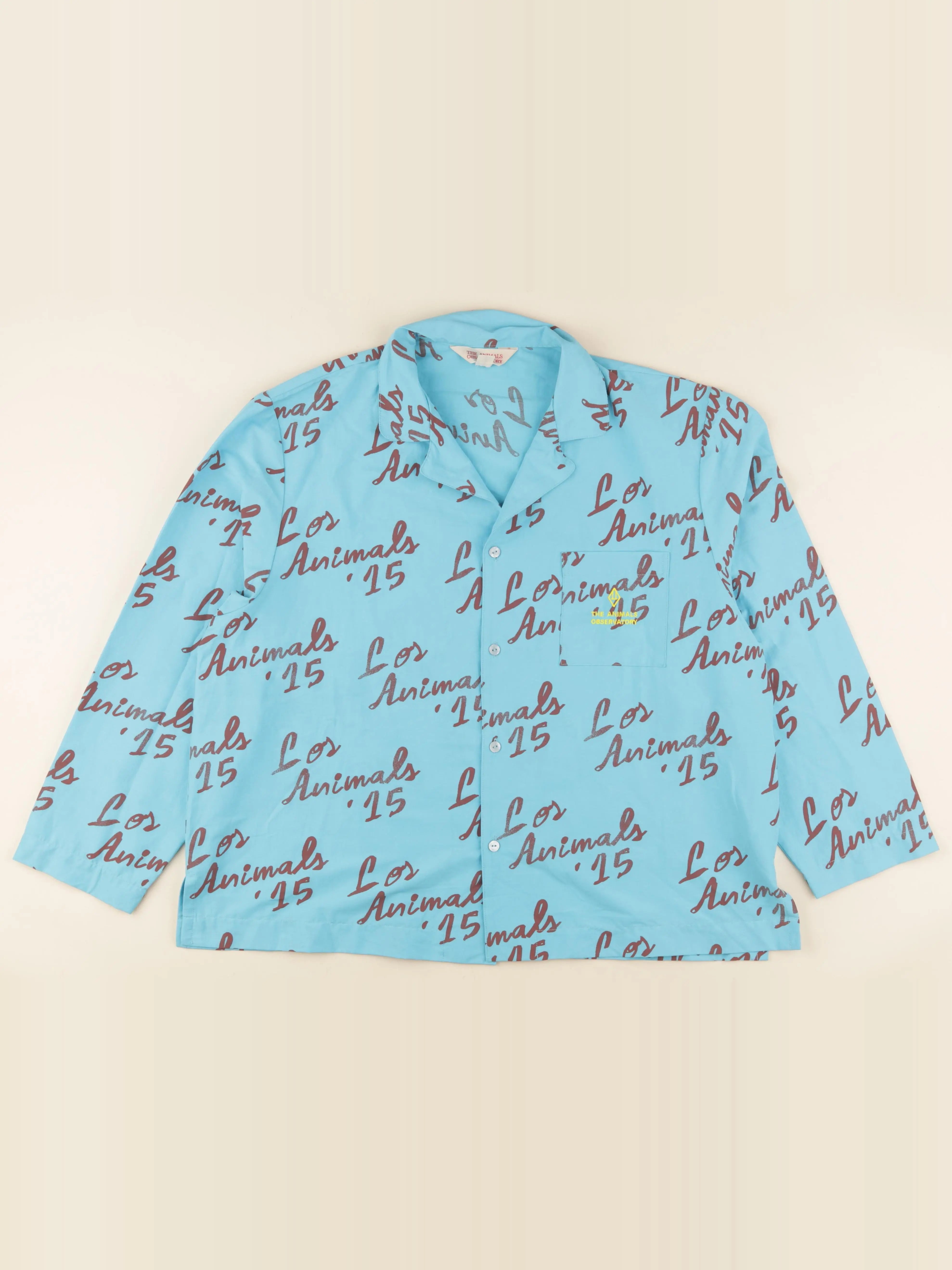 Chemise oversize bleu