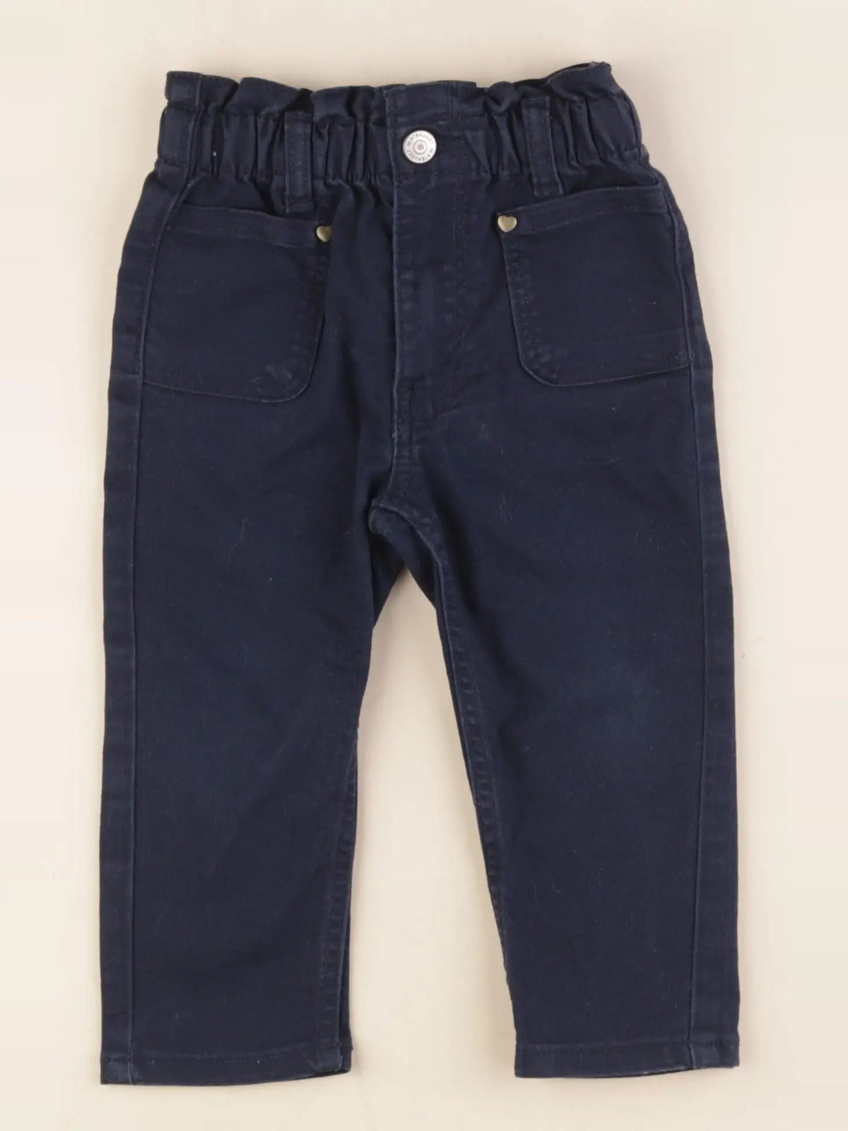 Vertbaudet - pantalon bleu - 2 ans