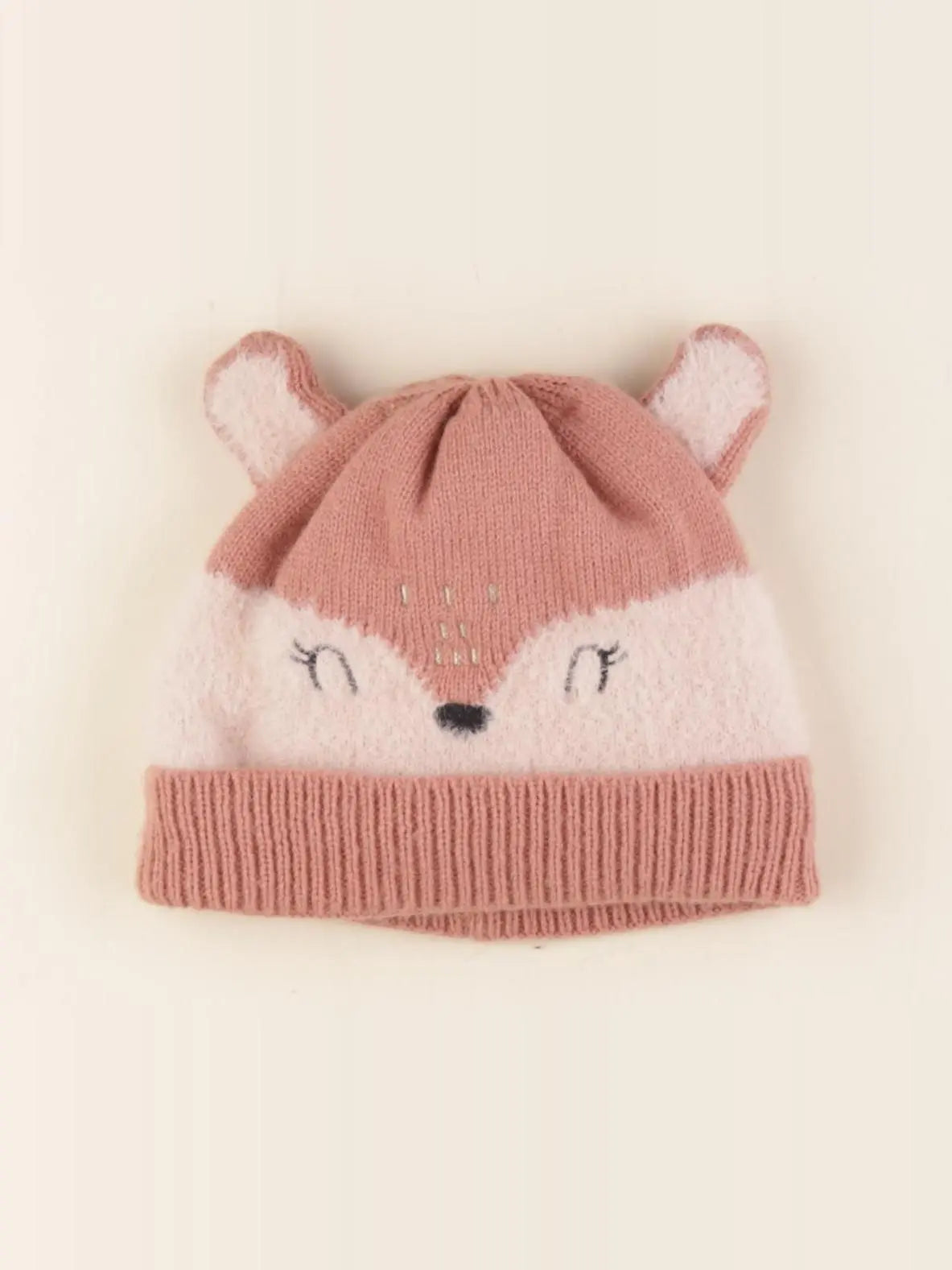 Vertbaudet - bonnet rose - 4/6 ans