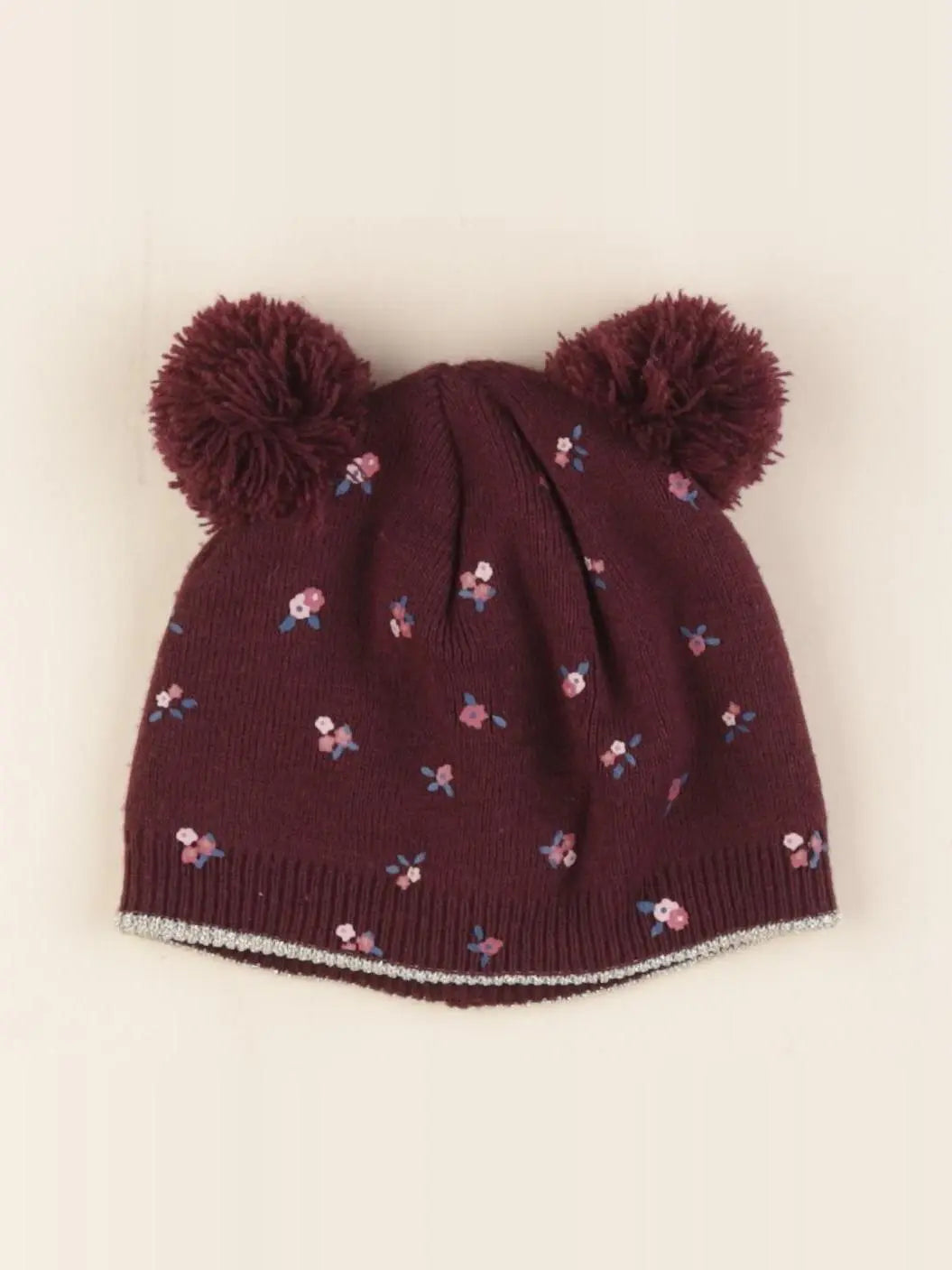 Vertbaudet - bonnet rouge - 24/36 mois