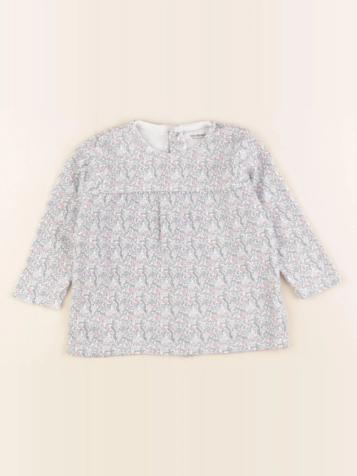 Vertbaudet - tee-shirt bleu - 18 mois