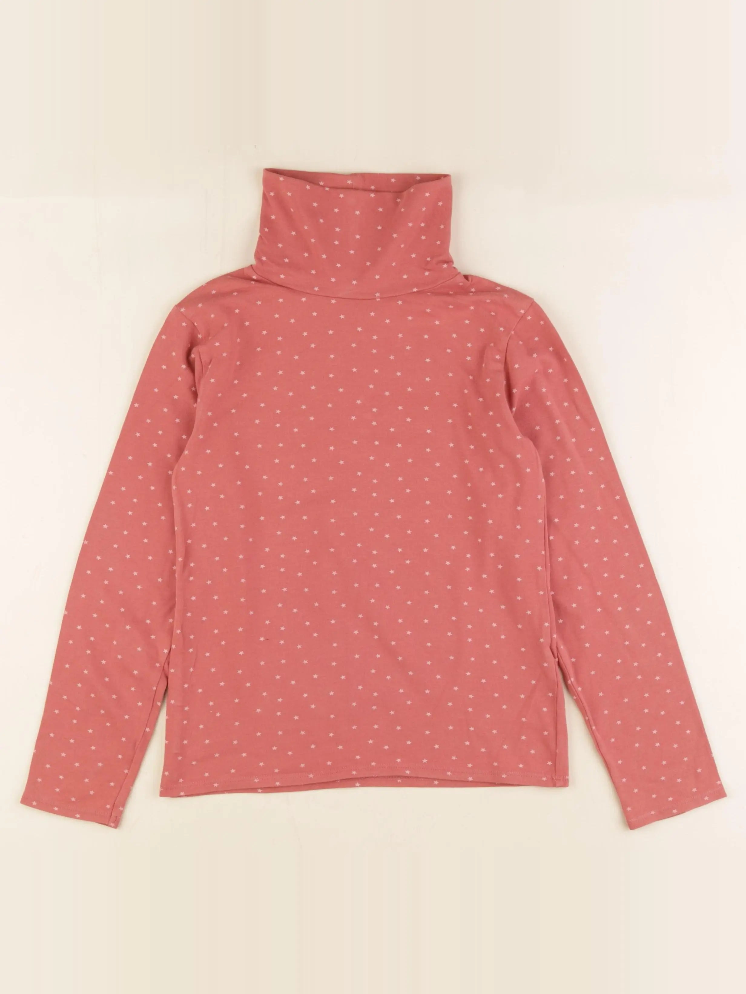 Vertbaudet - sous-pull rose - 8 ans