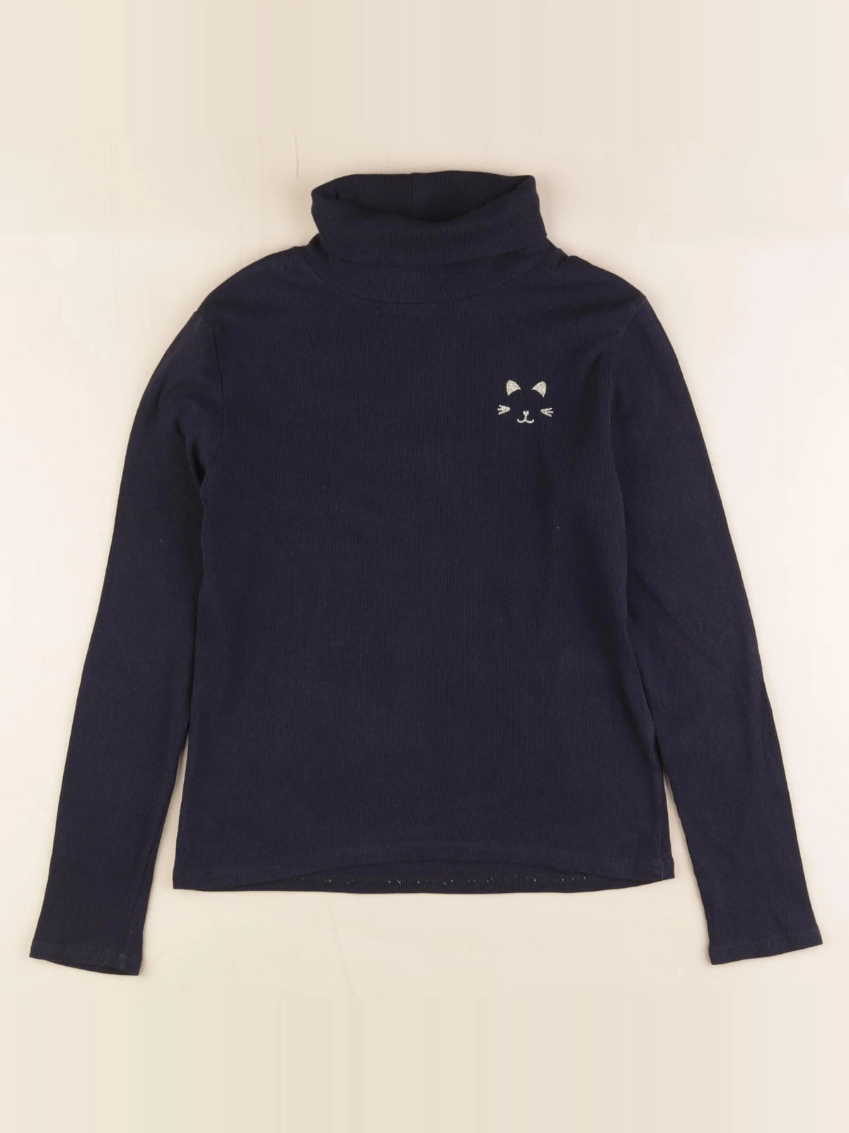 Vertbaudet - sous-pull bleu - 10 ans