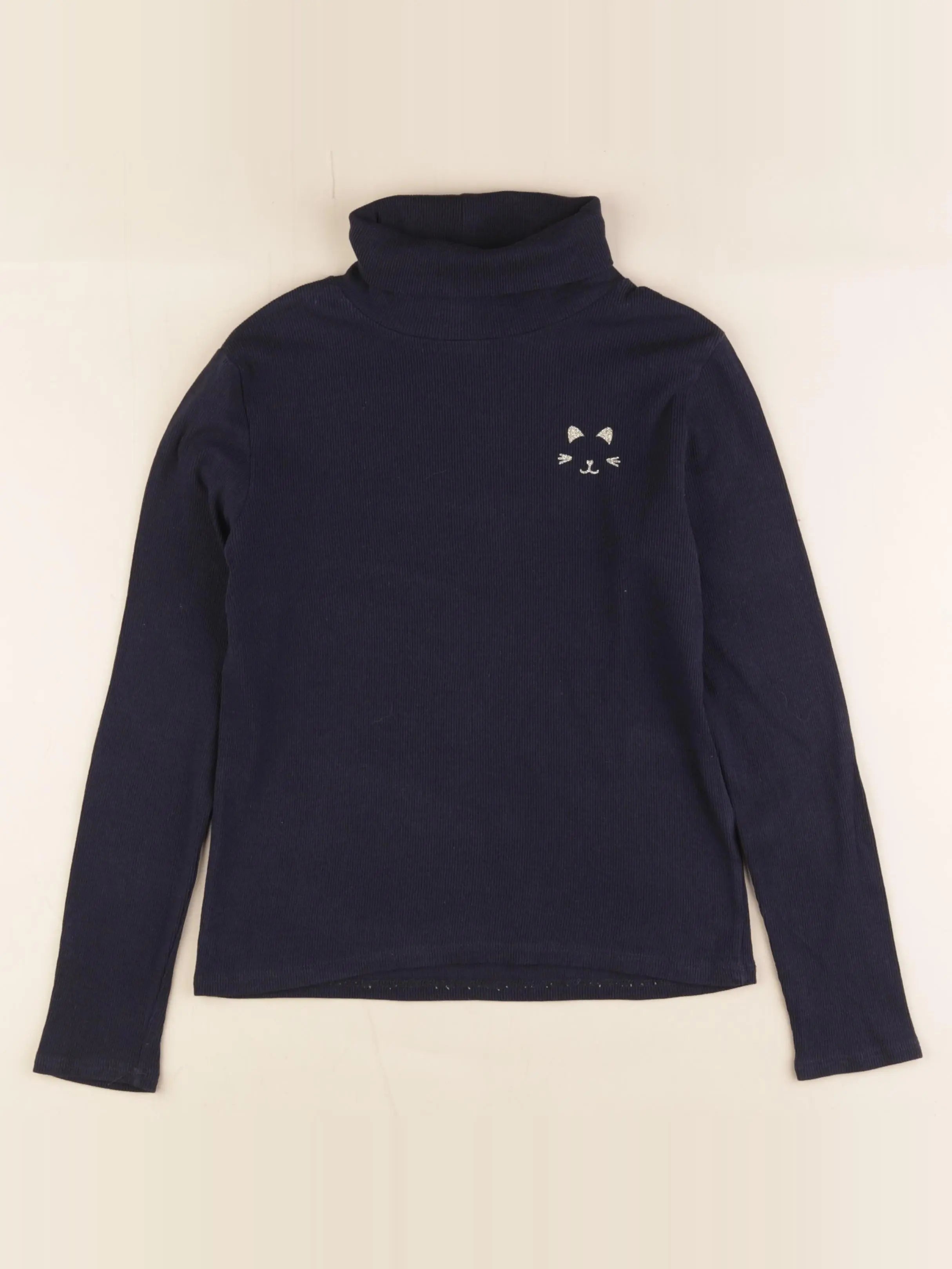 Vertbaudet - sous-pull bleu - 10 ans