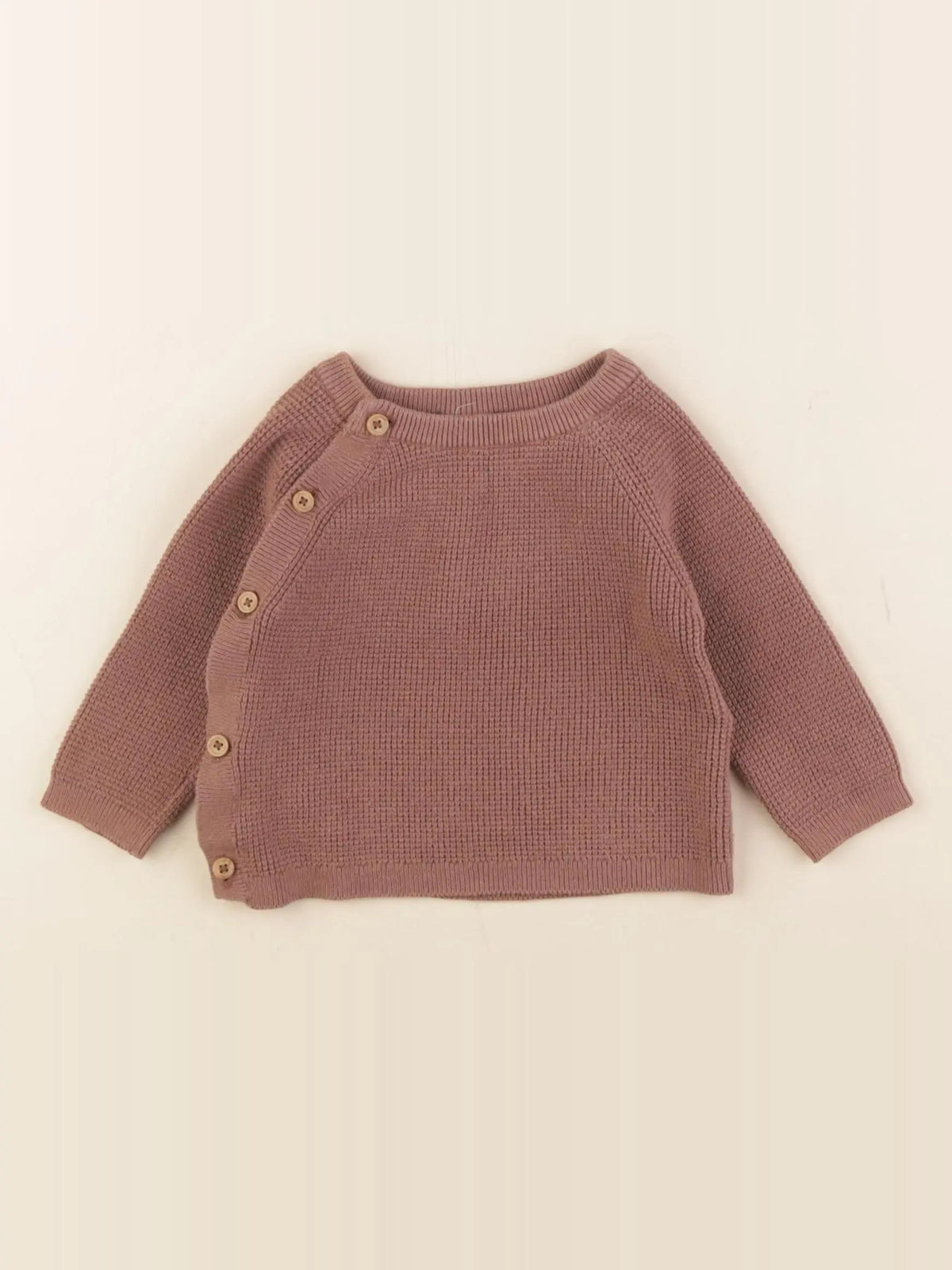 Vertbaudet - pull marron - 6 mois