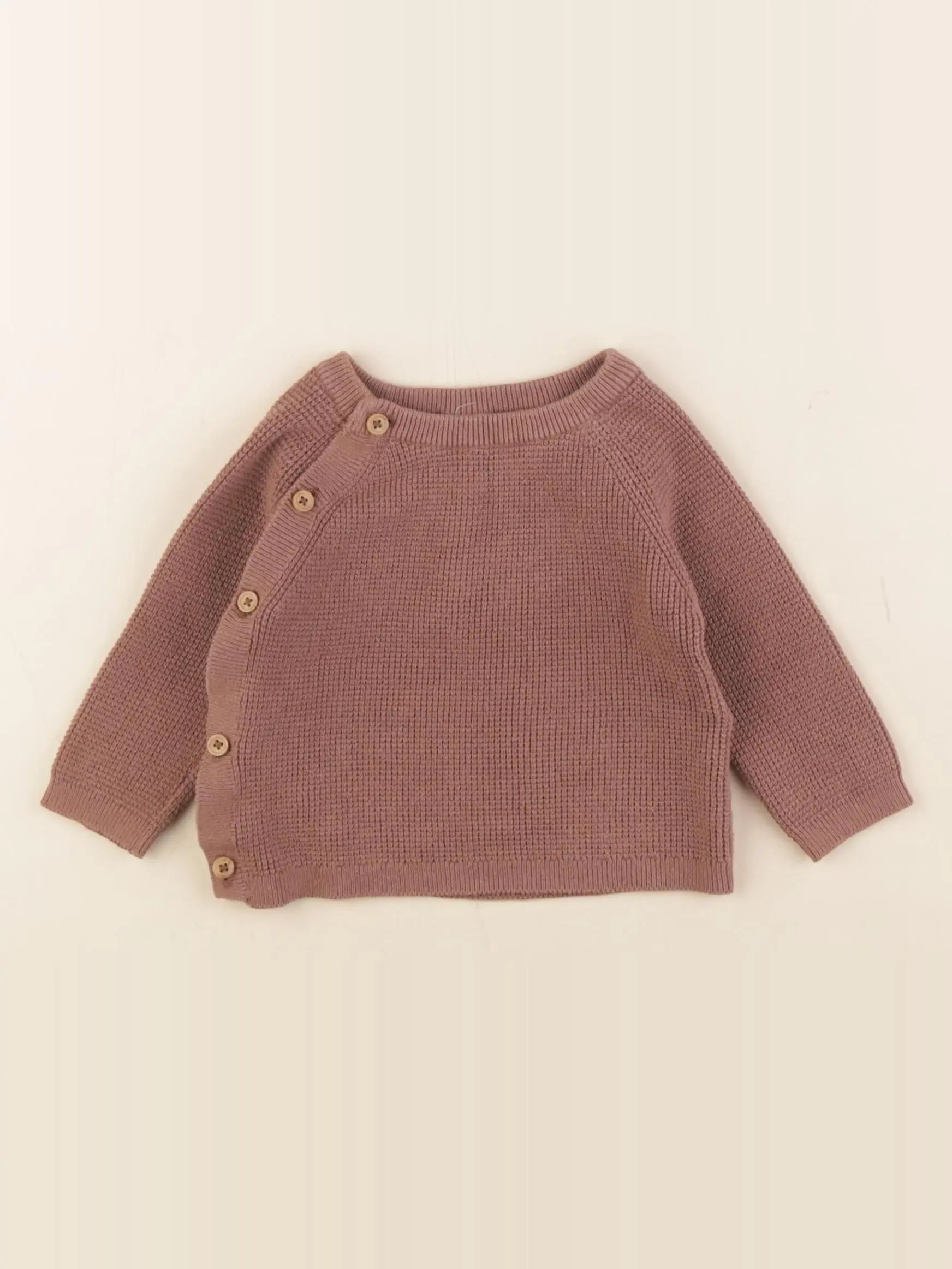 Vertbaudet - pull marron - 6 mois