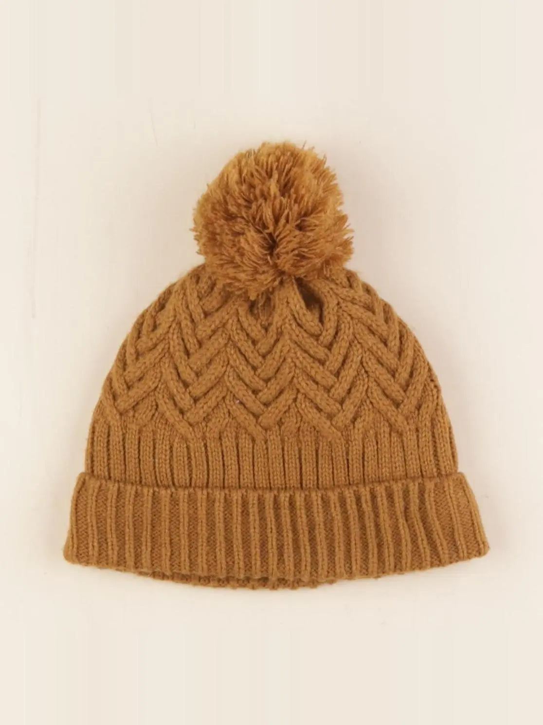 Vertbaudet - bonnet marron - 4/6 ans