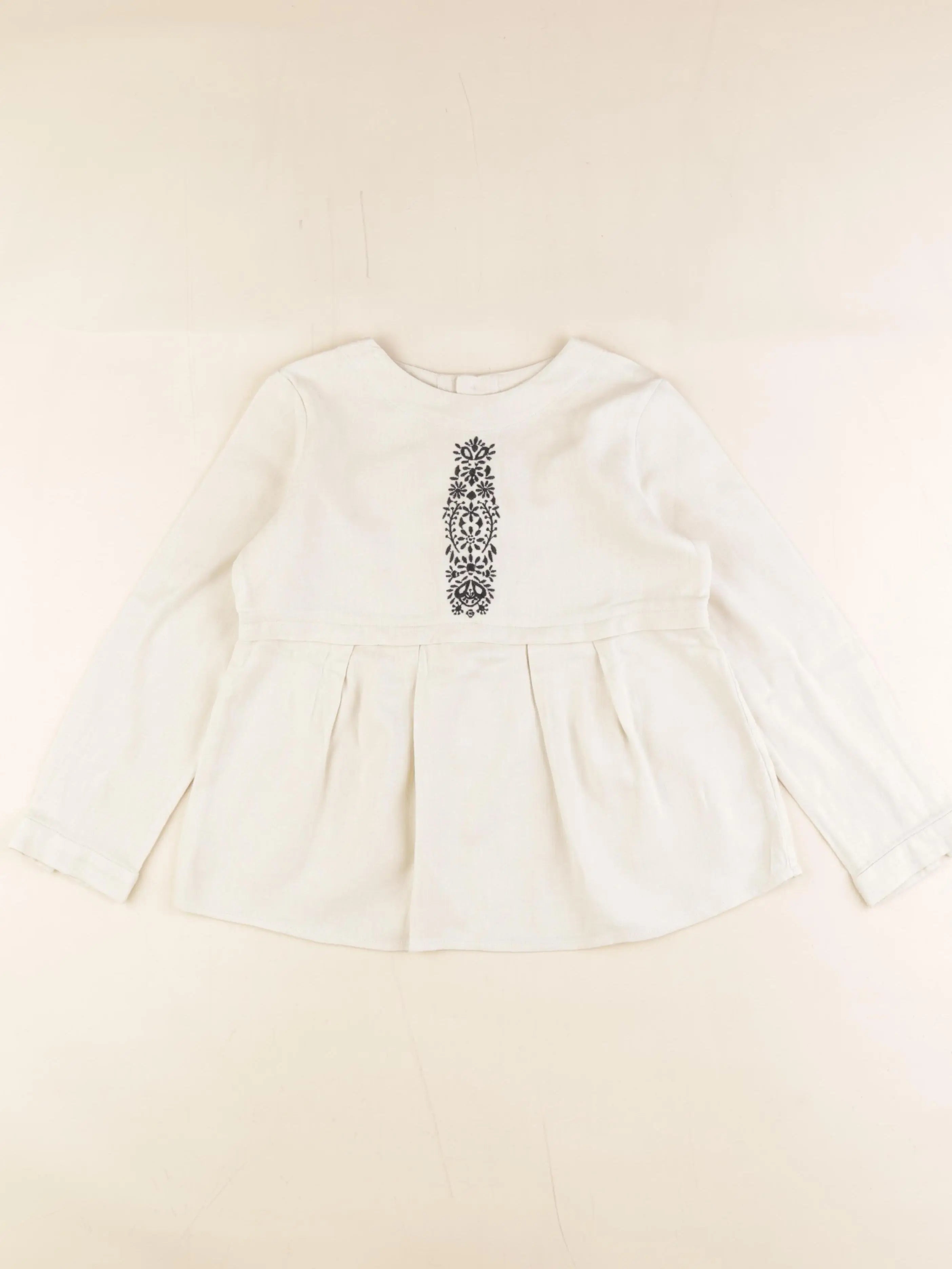 Bonpoint - blouse beige - 8 ans