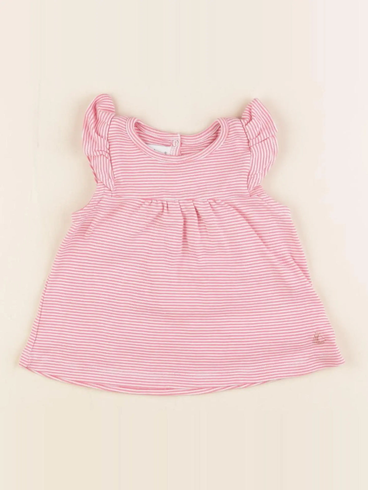 Petit Bateau - robe rose - 6 mois