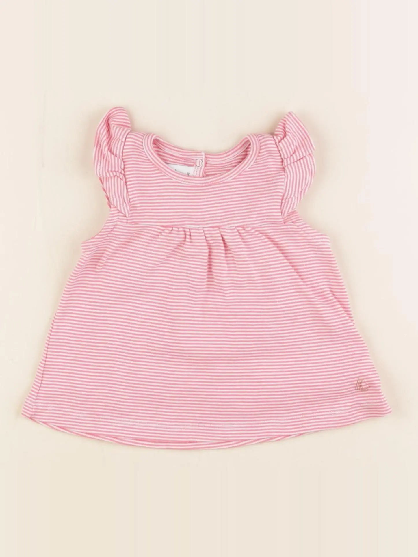 Petit Bateau - robe rose - 6 mois