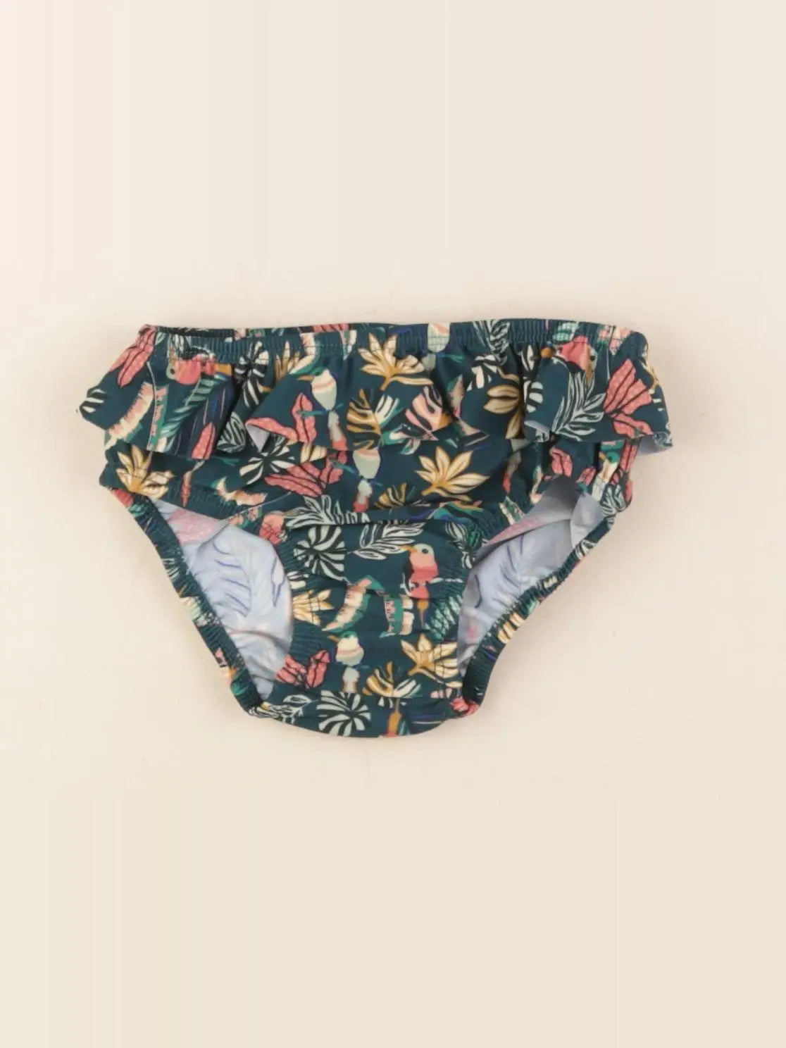 Vertbaudet - maillot de bain vert - 18 mois