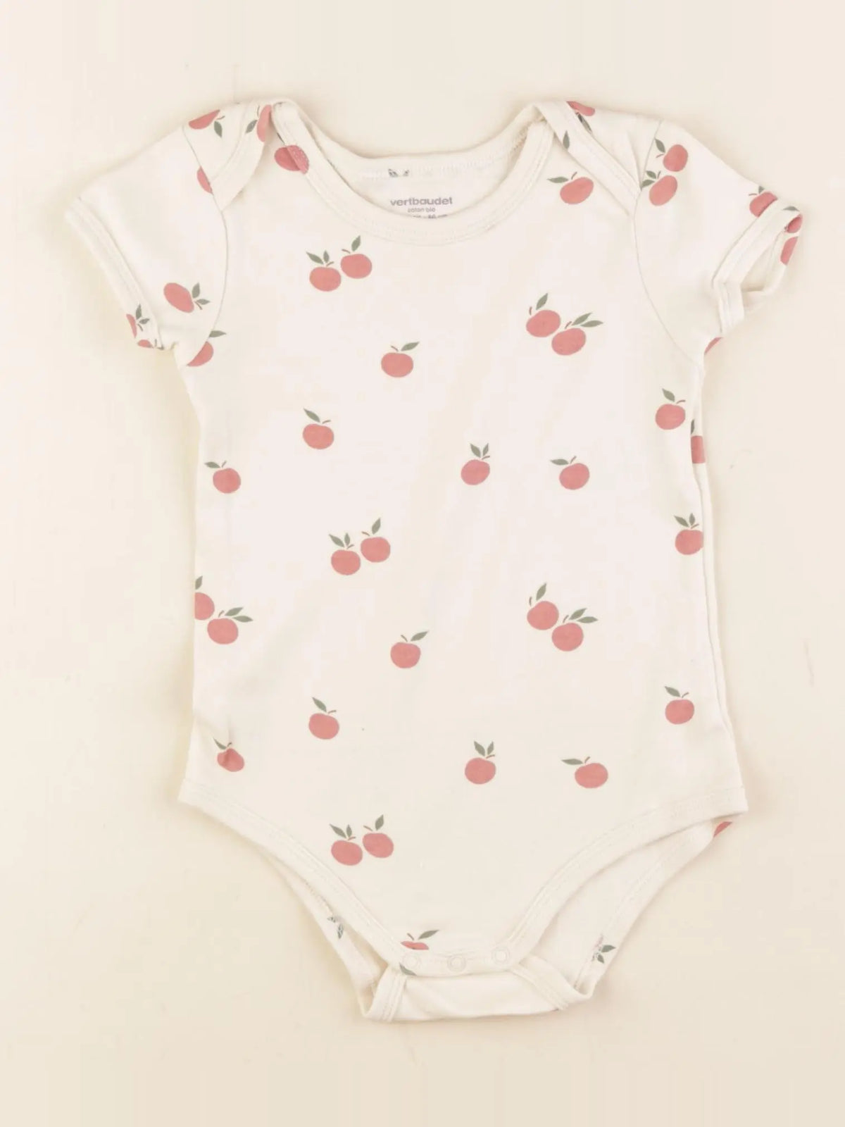 Vertbaudet - body beige - 24 mois