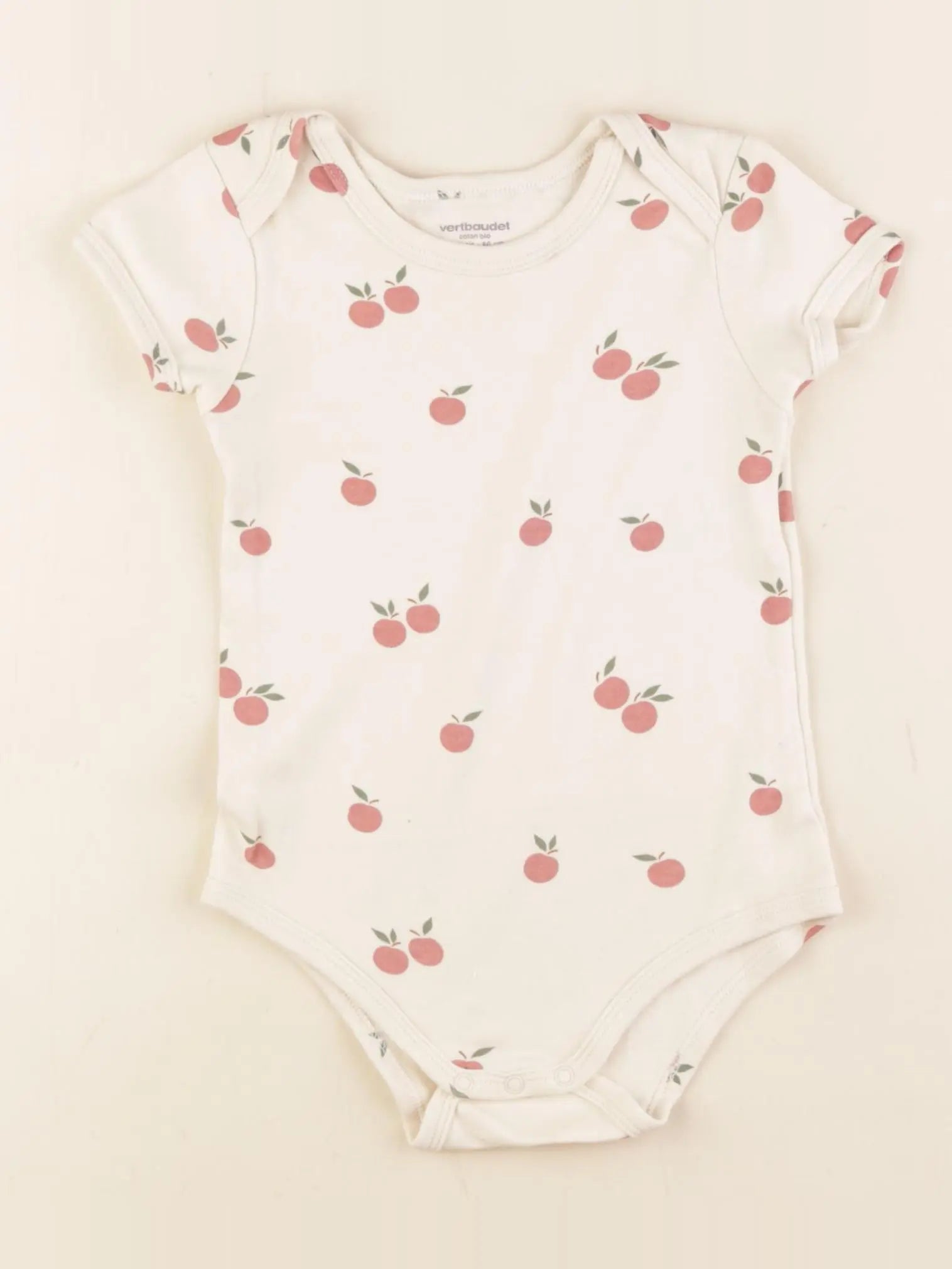 Vertbaudet - body beige - 24 mois