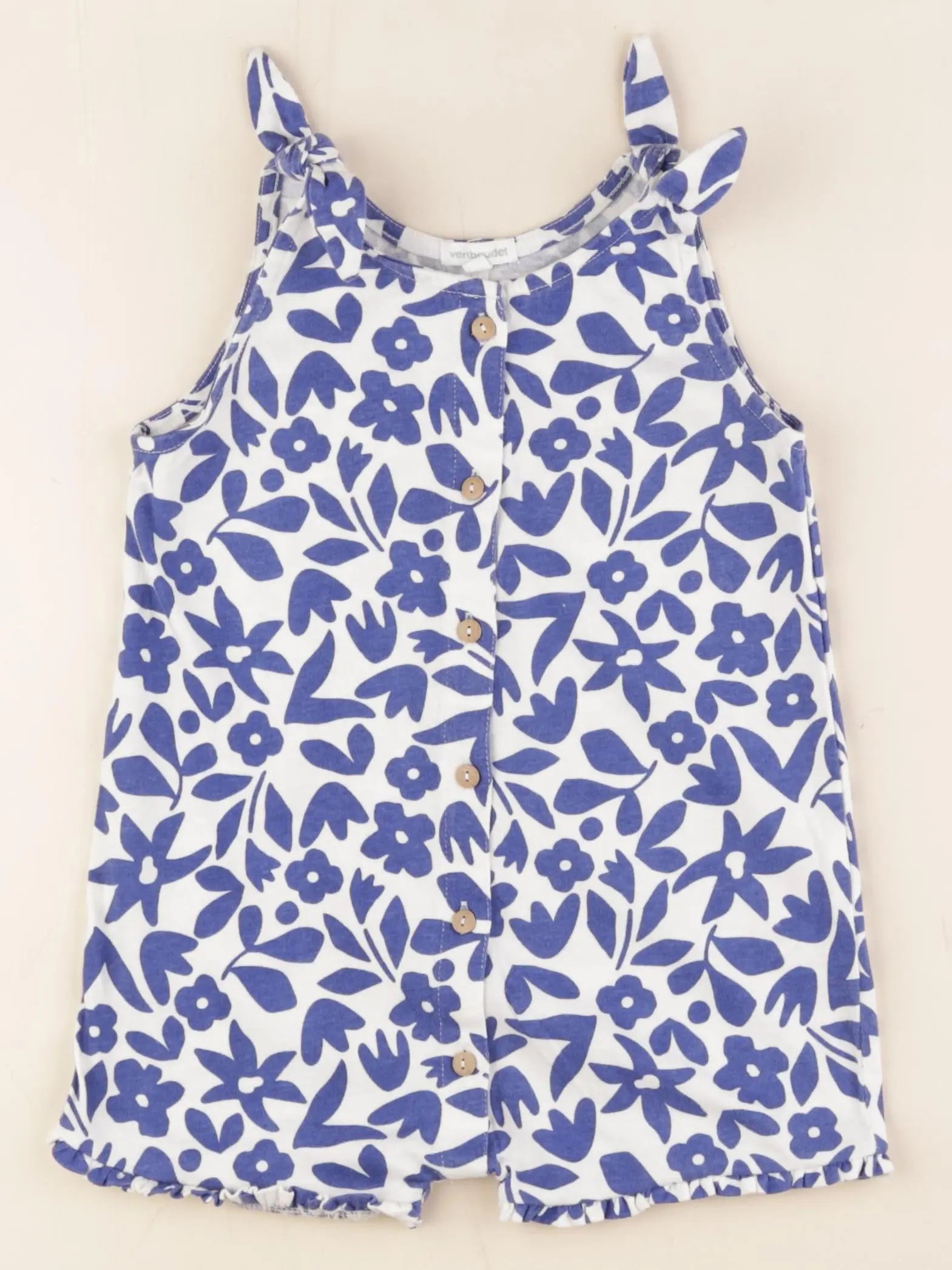 Vertbaudet - combinaison bleu - 3 ans