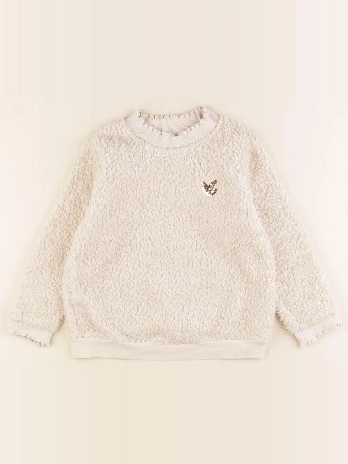 Vertbaudet - pull beige - 5 ans