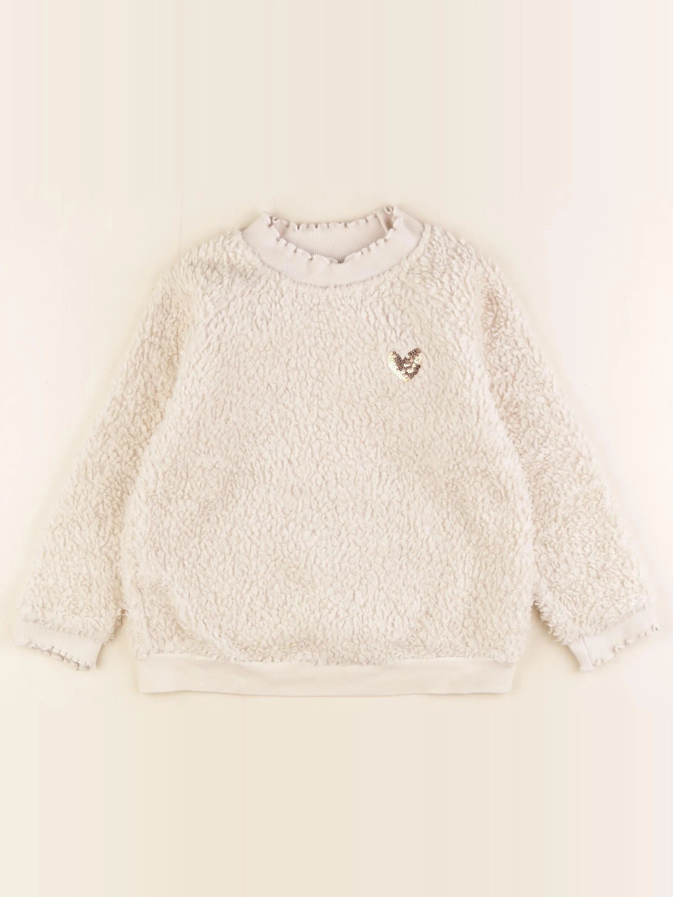 Vertbaudet - pull beige - 5 ans