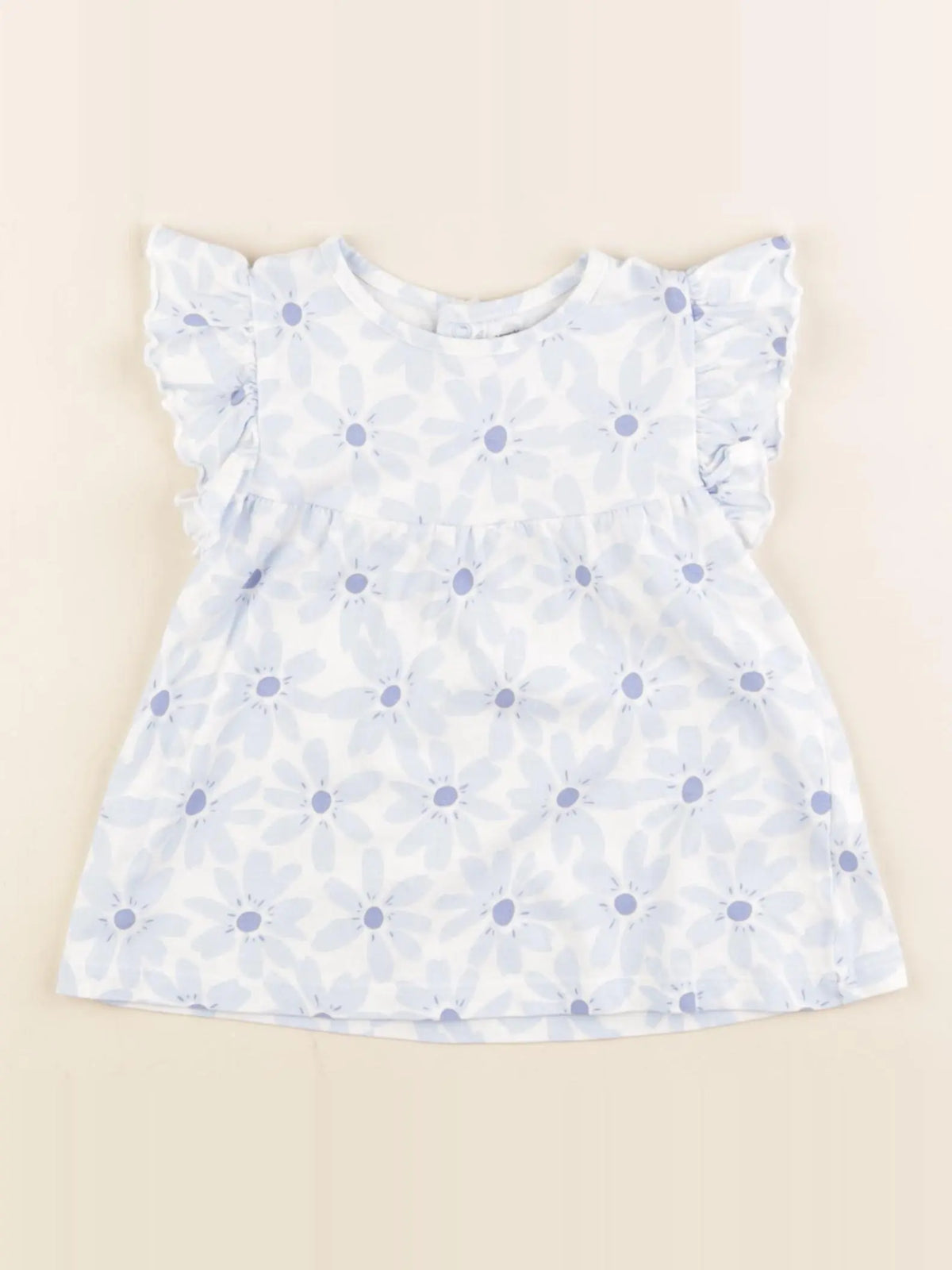 Vertbaudet - tee-shirt bleu - 24 mois