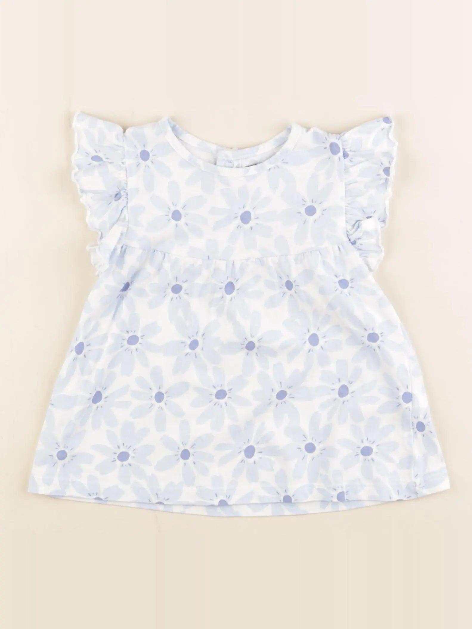 Vertbaudet - tee-shirt bleu - 24 mois