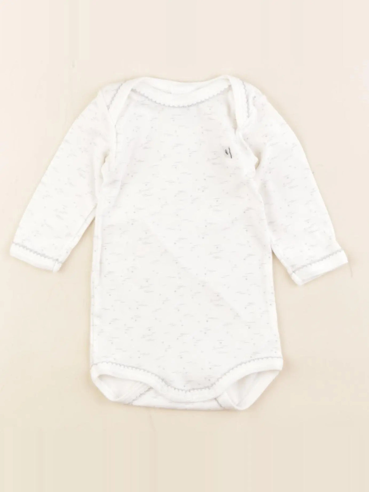 Petit Bateau - body blanc - 3 mois