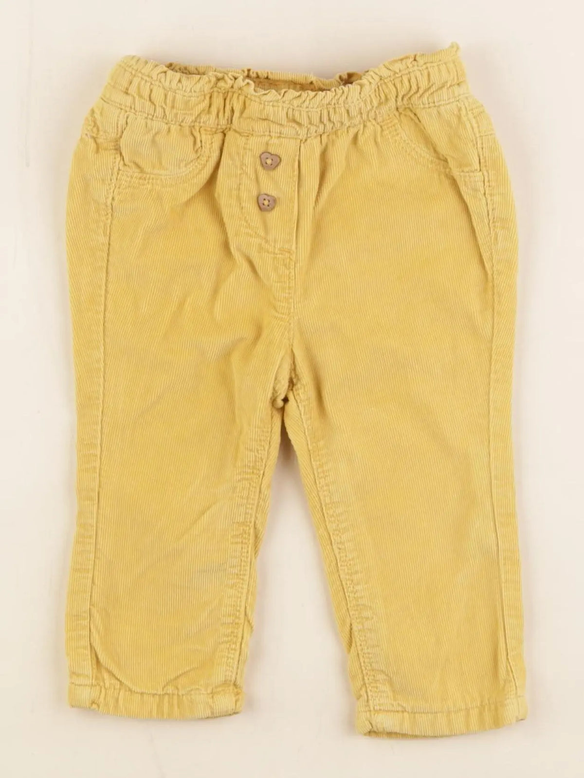 Tape à l'oeil - pantalon jaune - 6 mois