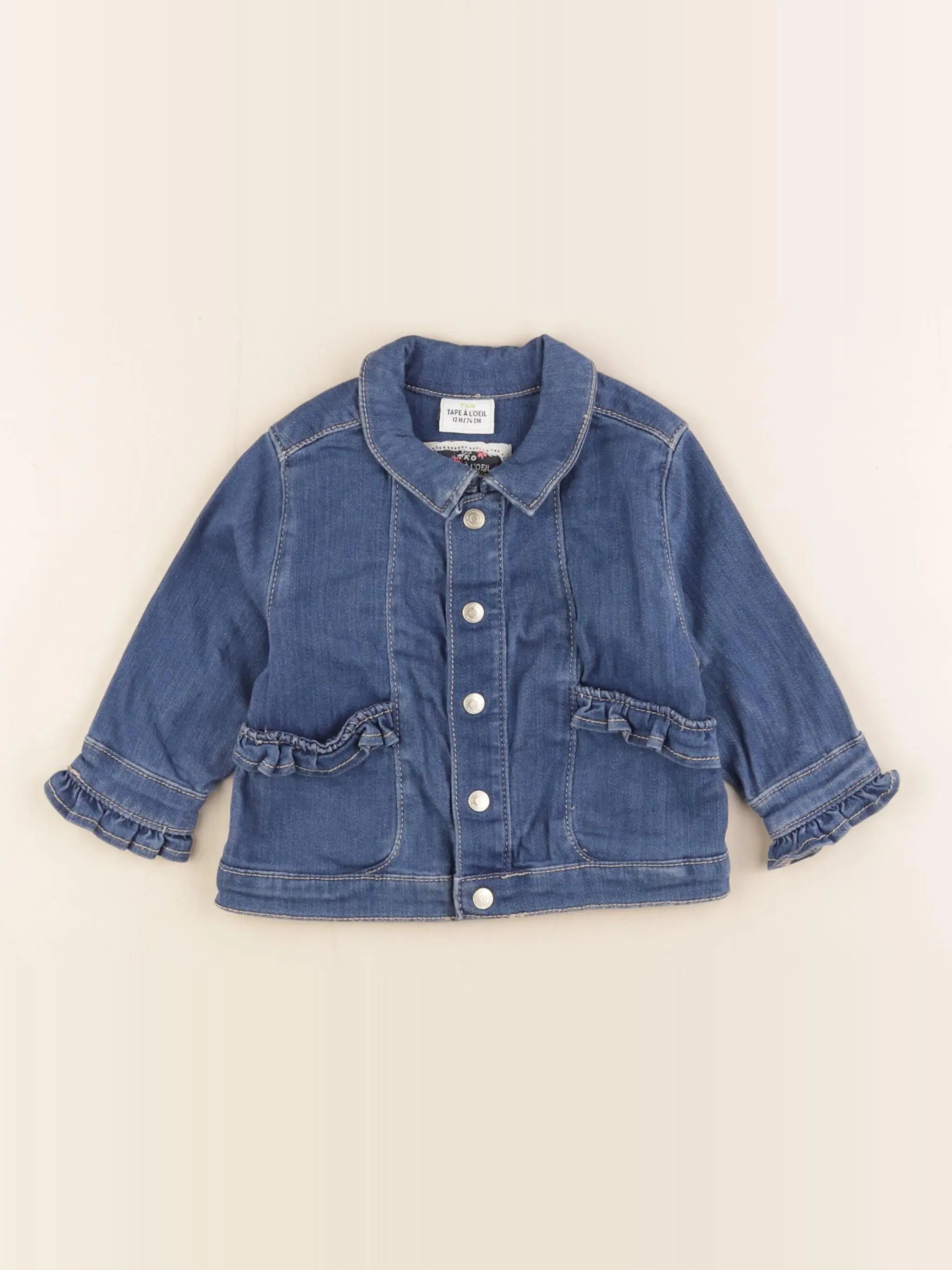 Tape à l'oeil - veste bleu - 12 mois