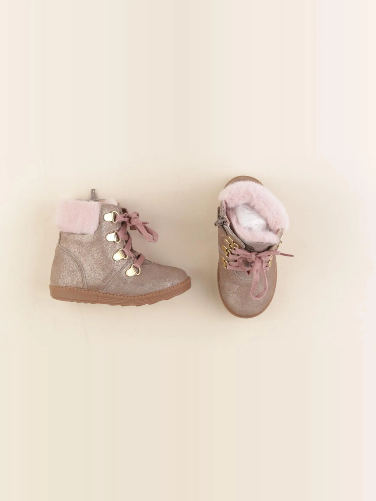 Geox - bottillons rose - pointure 24