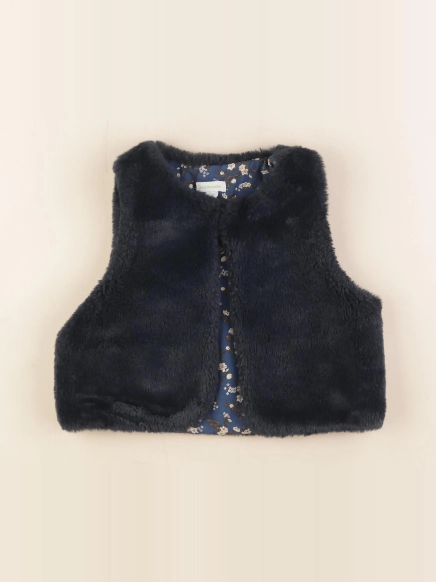 Vertbaudet - gilet bleu - 18 mois