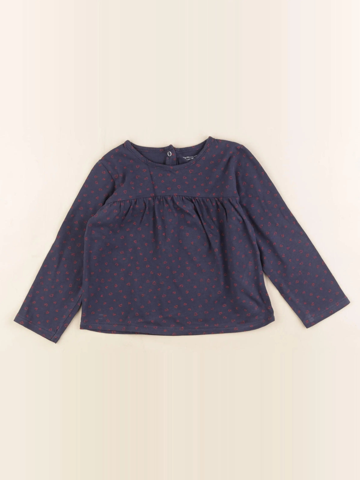 Vertbaudet - tee-shirt bleu - 2 ans